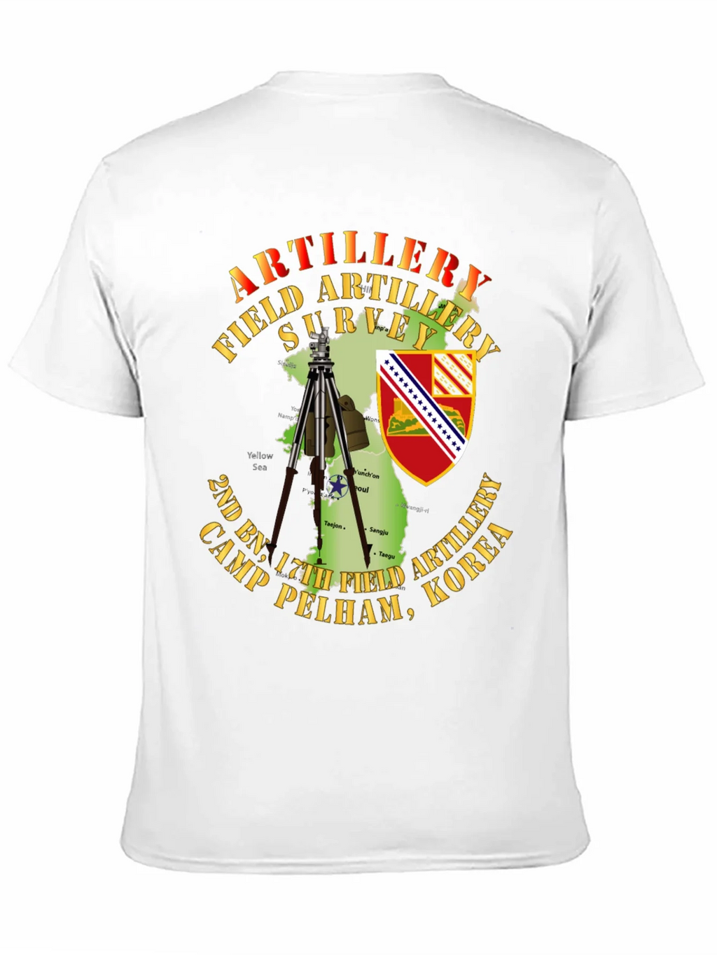 Artillery Field Survey T-Shirt - Camp Pelham Korea