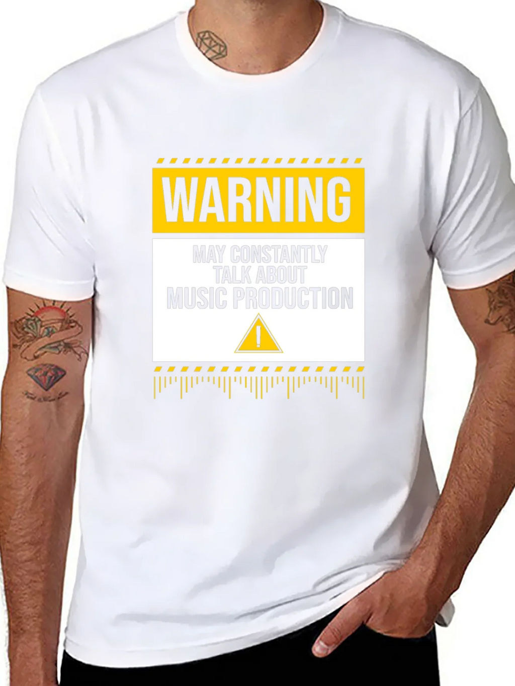 Warning Music Production T-Shirt