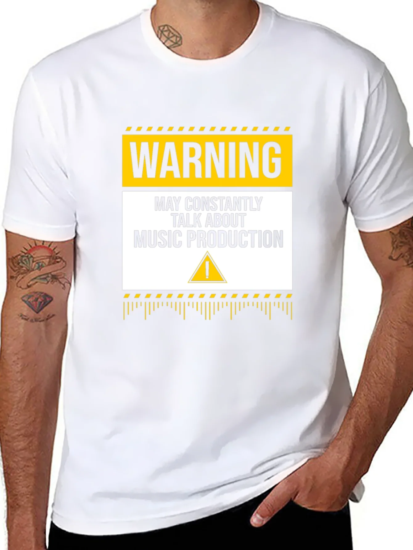 Warning Music Production T-Shirt