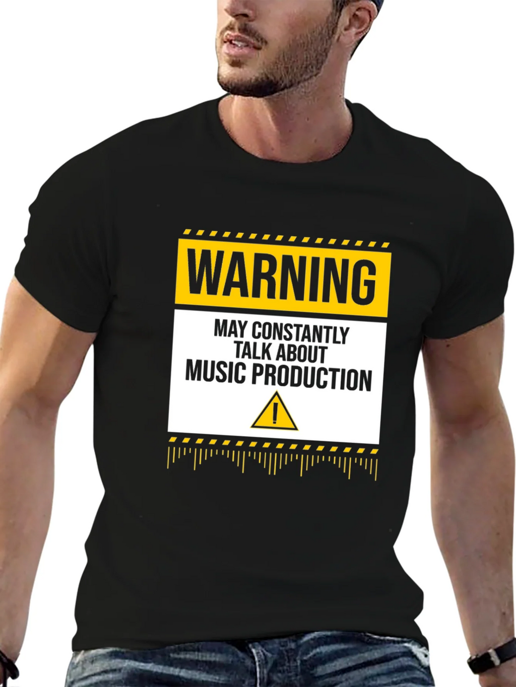 Warning Music Production T-Shirt