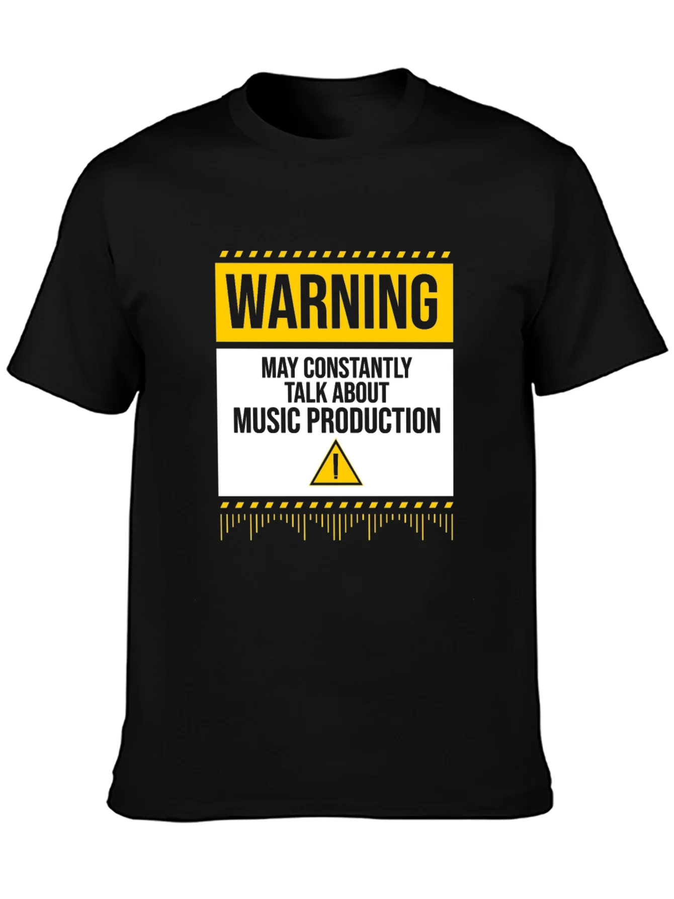 Warning Music Production T-Shirt