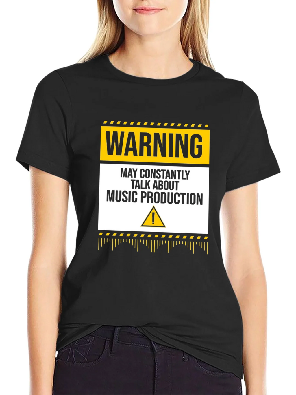 Warning Music Production T-Shirt