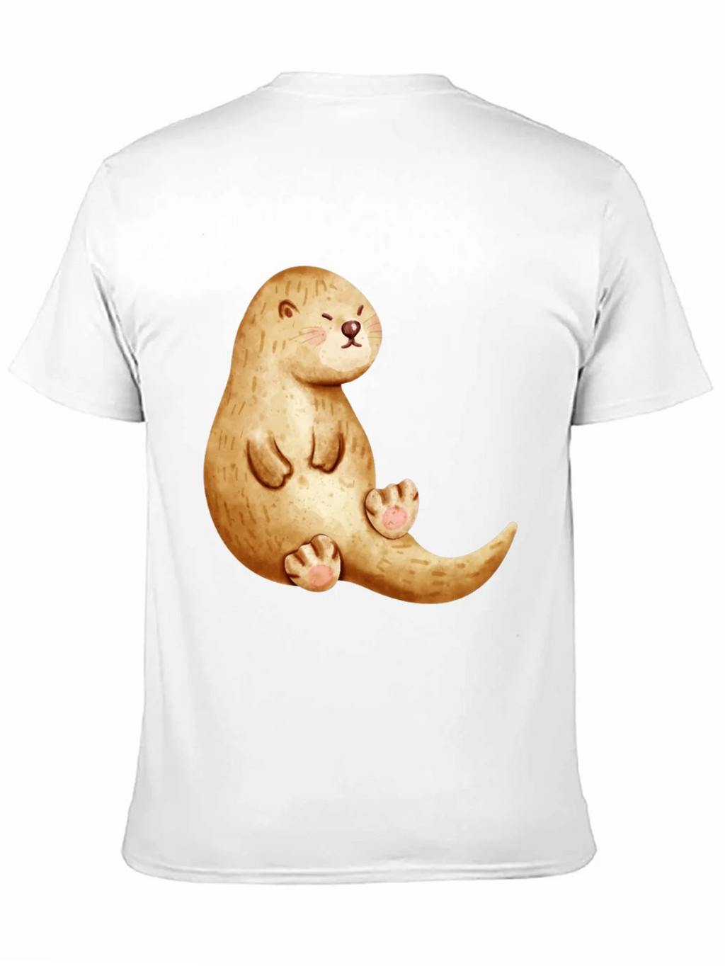Cute Otter Graphic Tee - Unisex Casual Shirt