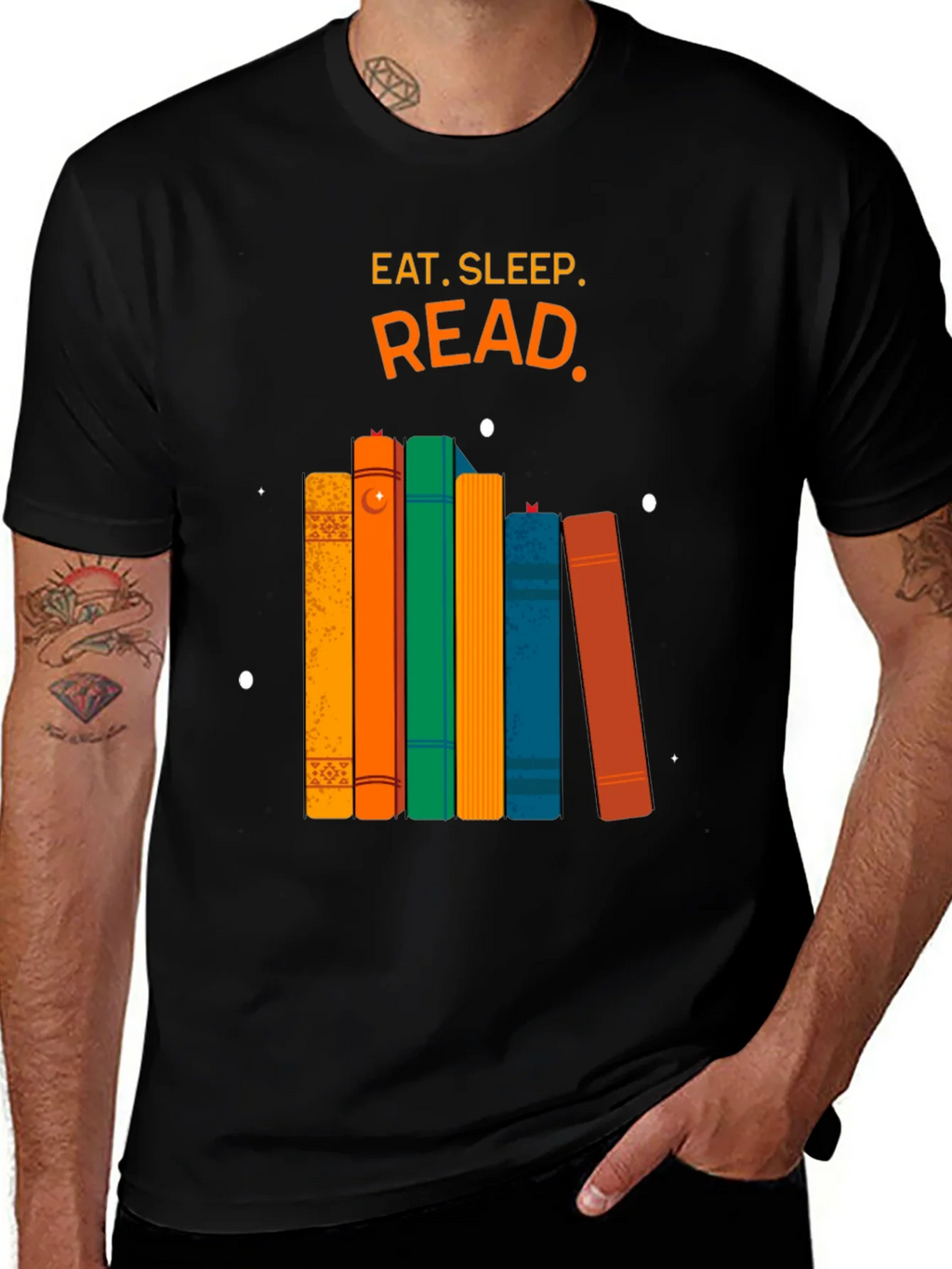 Eat Sleep Read T-Shirt - Book Lover Tee