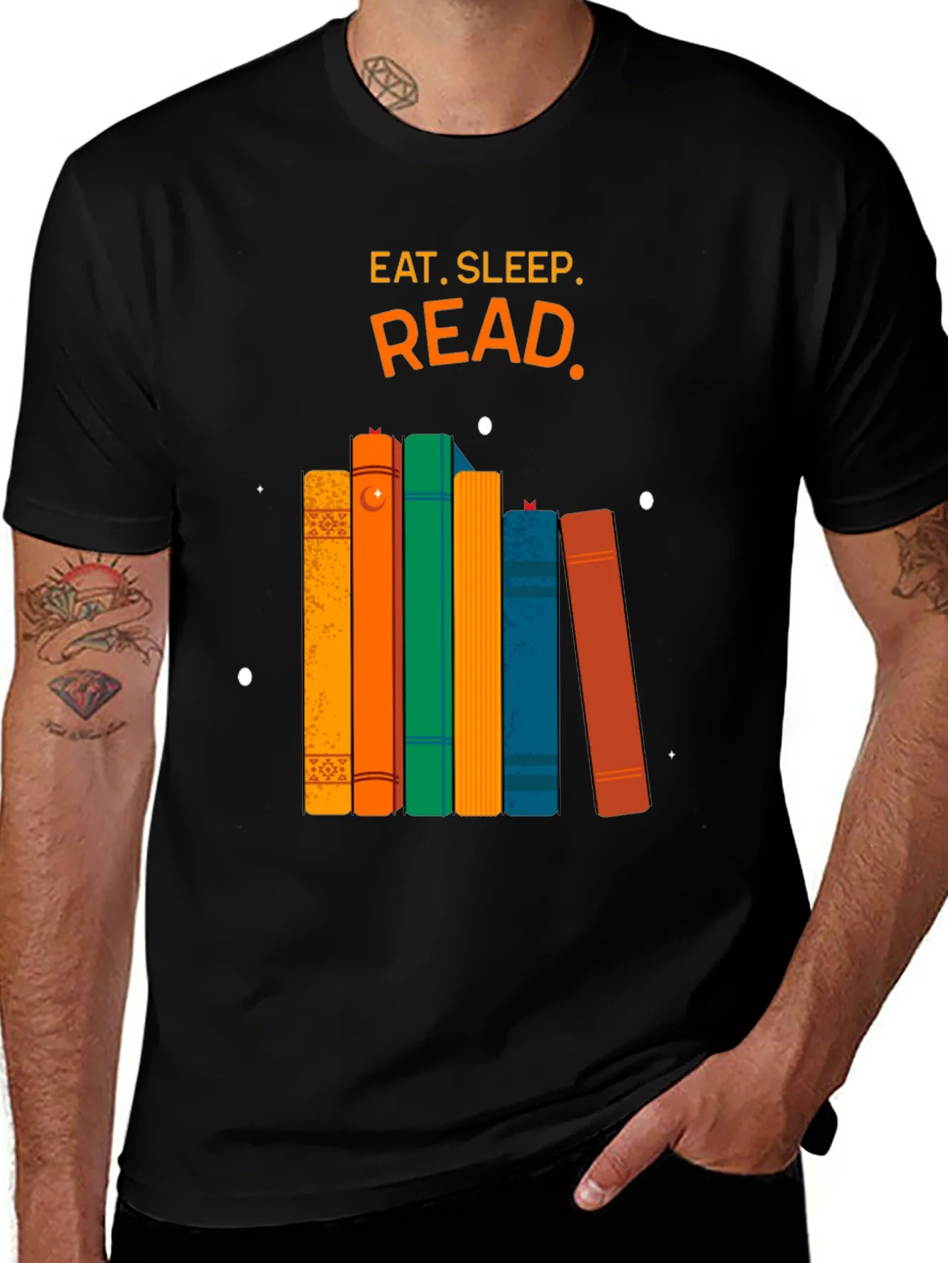 Eat Sleep Read T-Shirt - Book Lover Tee