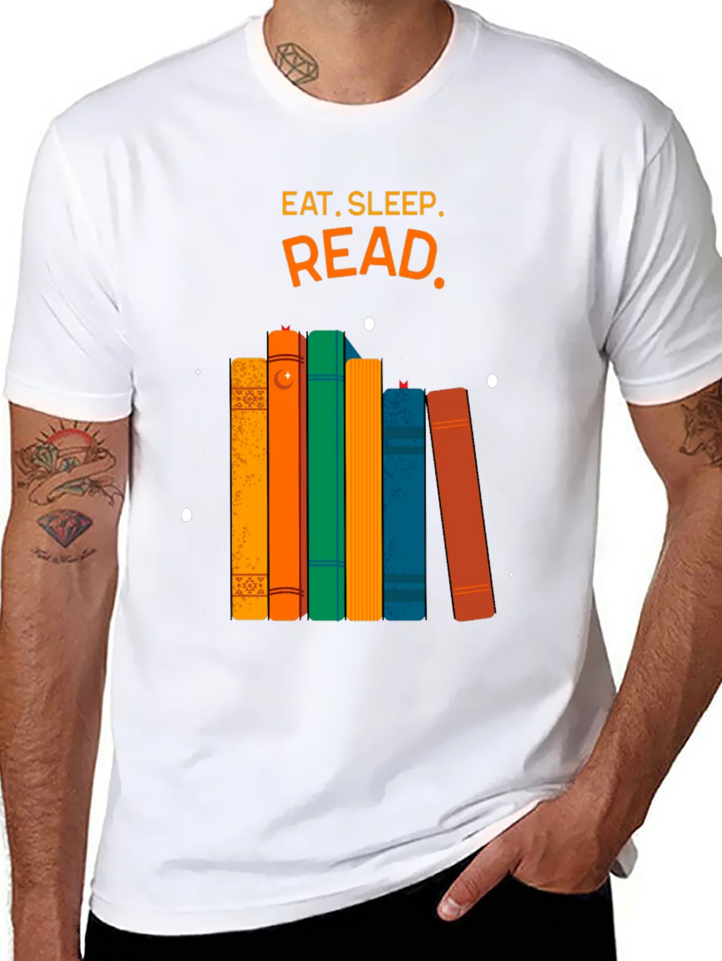 Eat Sleep Read T-Shirt - Book Lover Tee