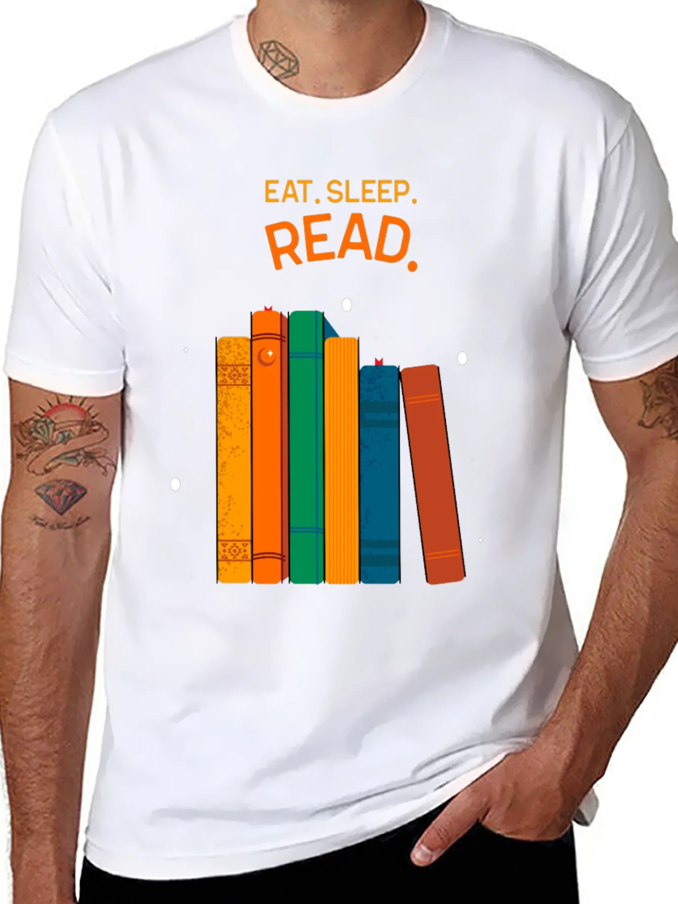 Eat Sleep Read T-Shirt - Book Lover Tee