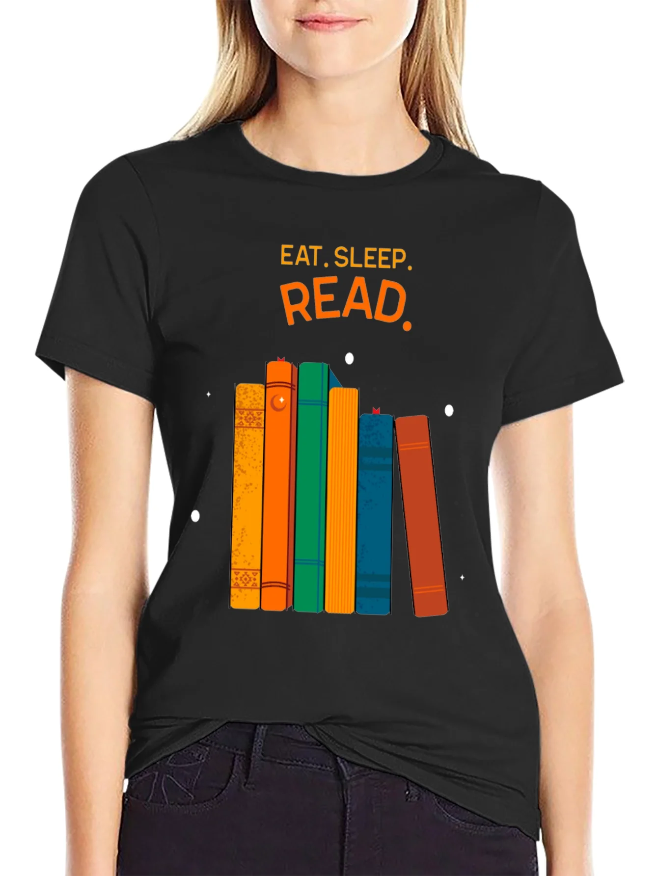 Eat Sleep Read T-Shirt - Book Lover Tee