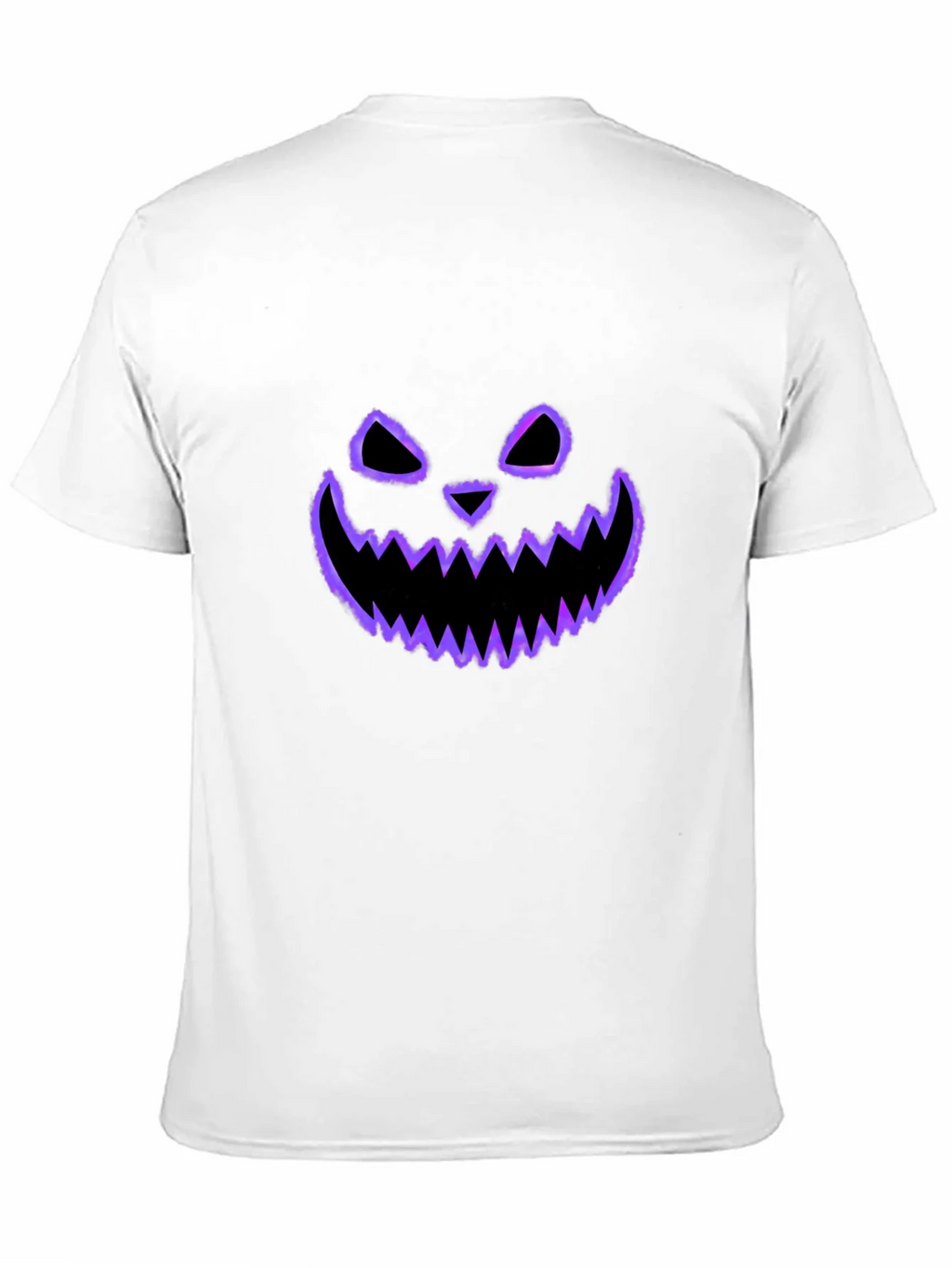 Spooky Face Tee - Halloween Style Black T-Shirt