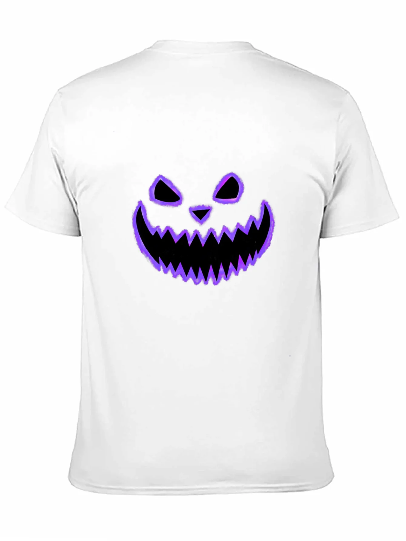 Spooky Face Tee - Halloween Style Black T-Shirt