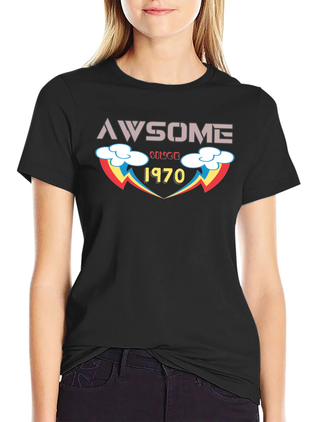 Awesome Since 1970 T-Shirt - Retro Birthday Gift