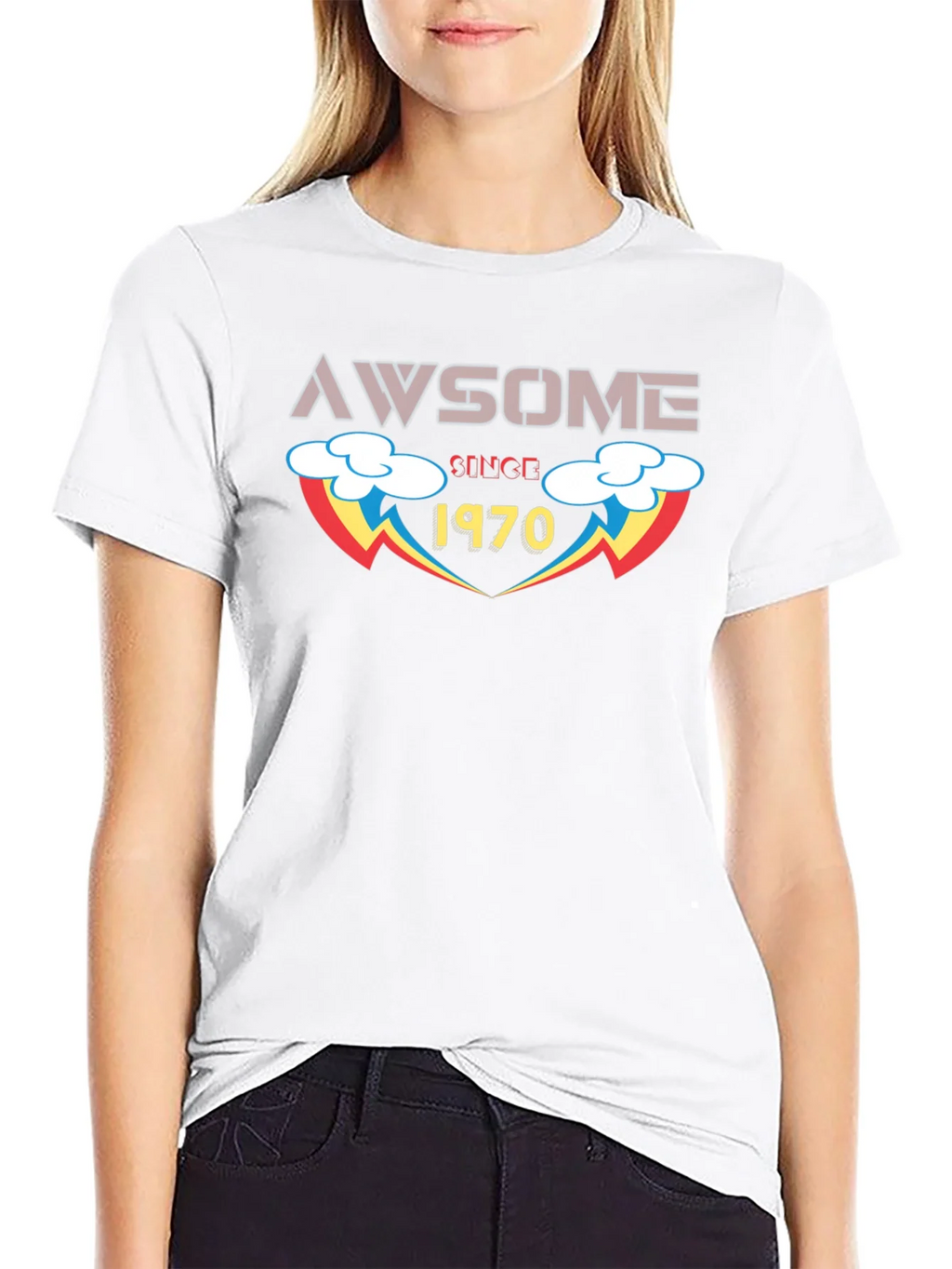 Awesome Since 1970 T-Shirt - Retro Birthday Gift