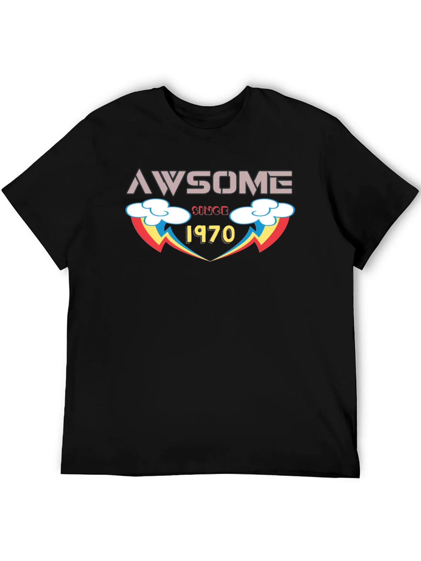 Awesome Since 1970 T-Shirt - Retro Birthday Gift