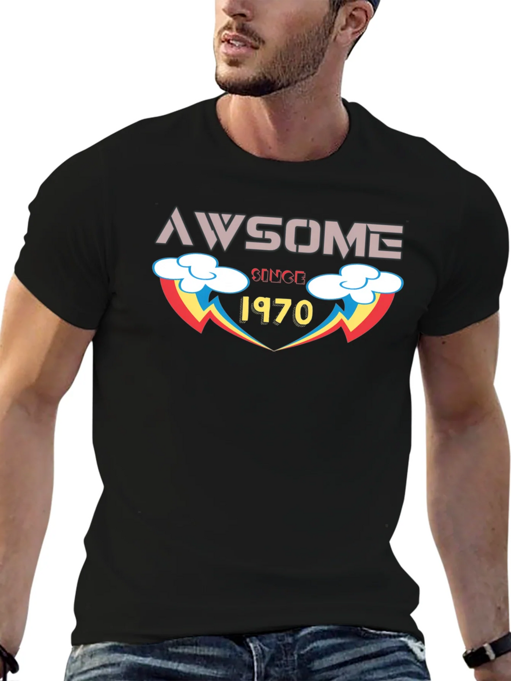 Awesome Since 1970 T-Shirt - Retro Birthday Gift
