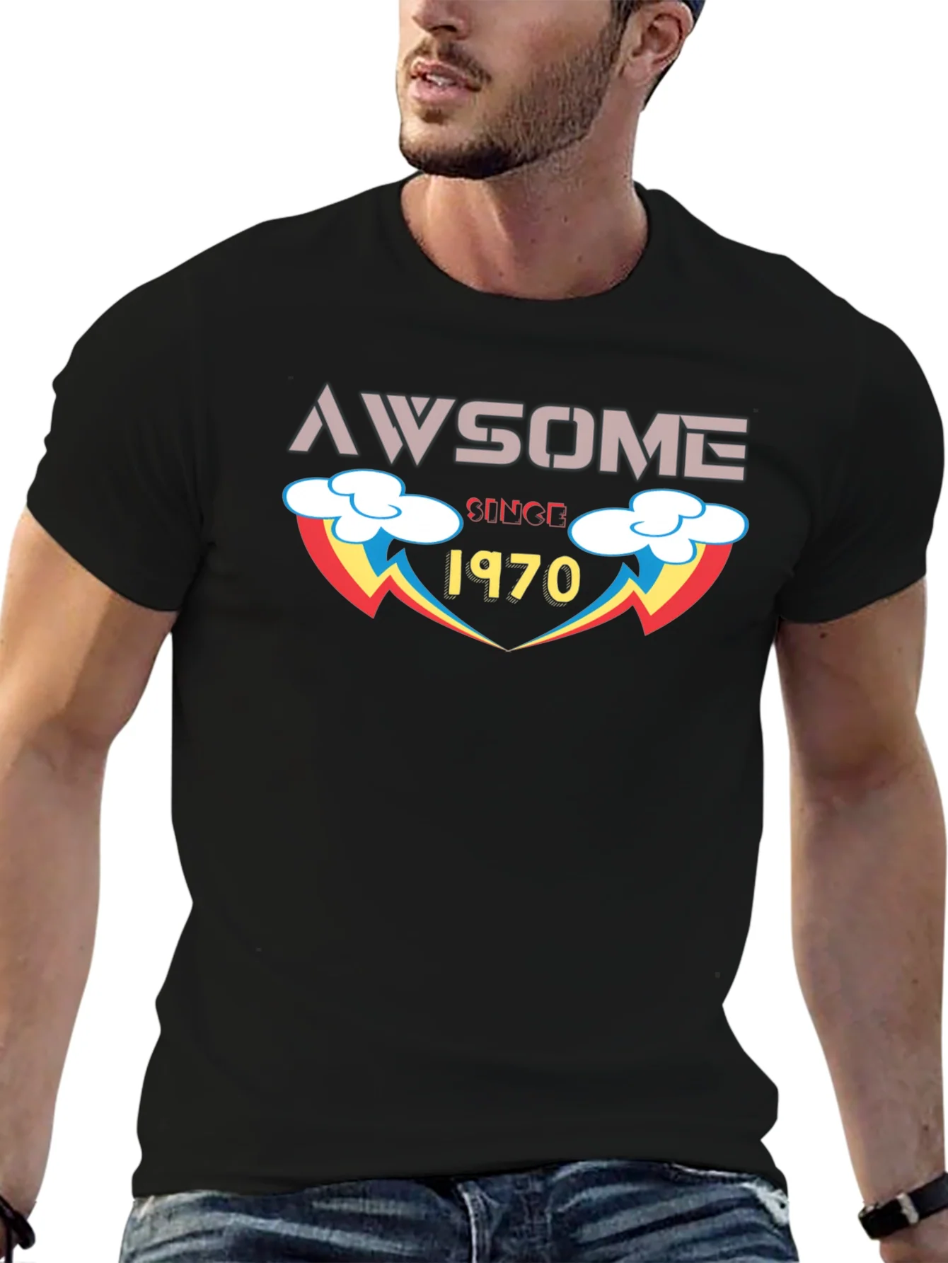 Awesome Since 1970 T-Shirt - Retro Birthday Gift