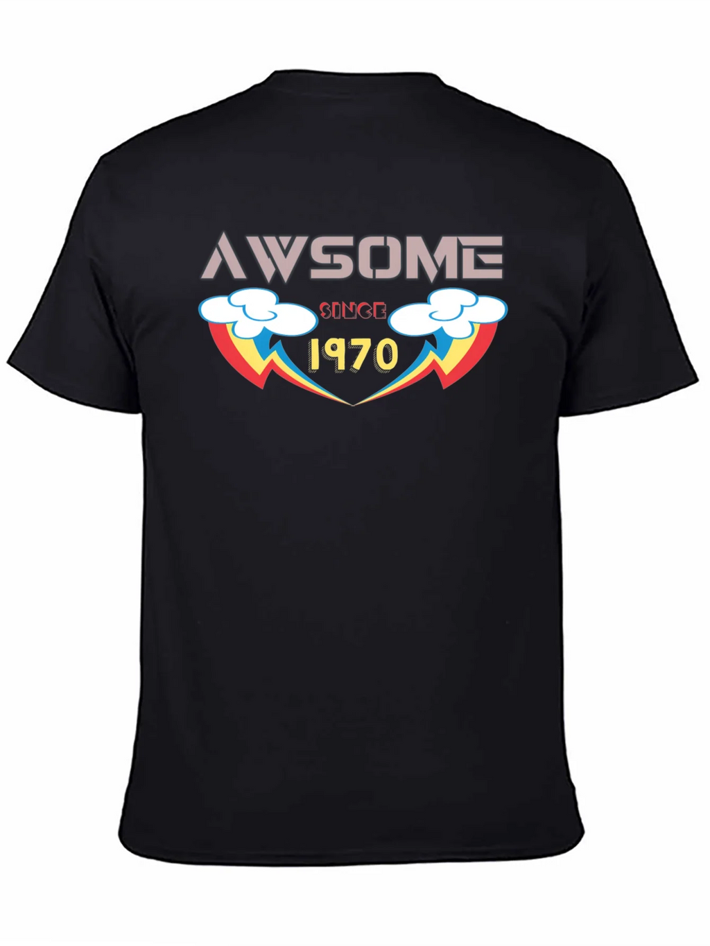 Awesome Since 1970 T-Shirt - Retro Birthday Gift