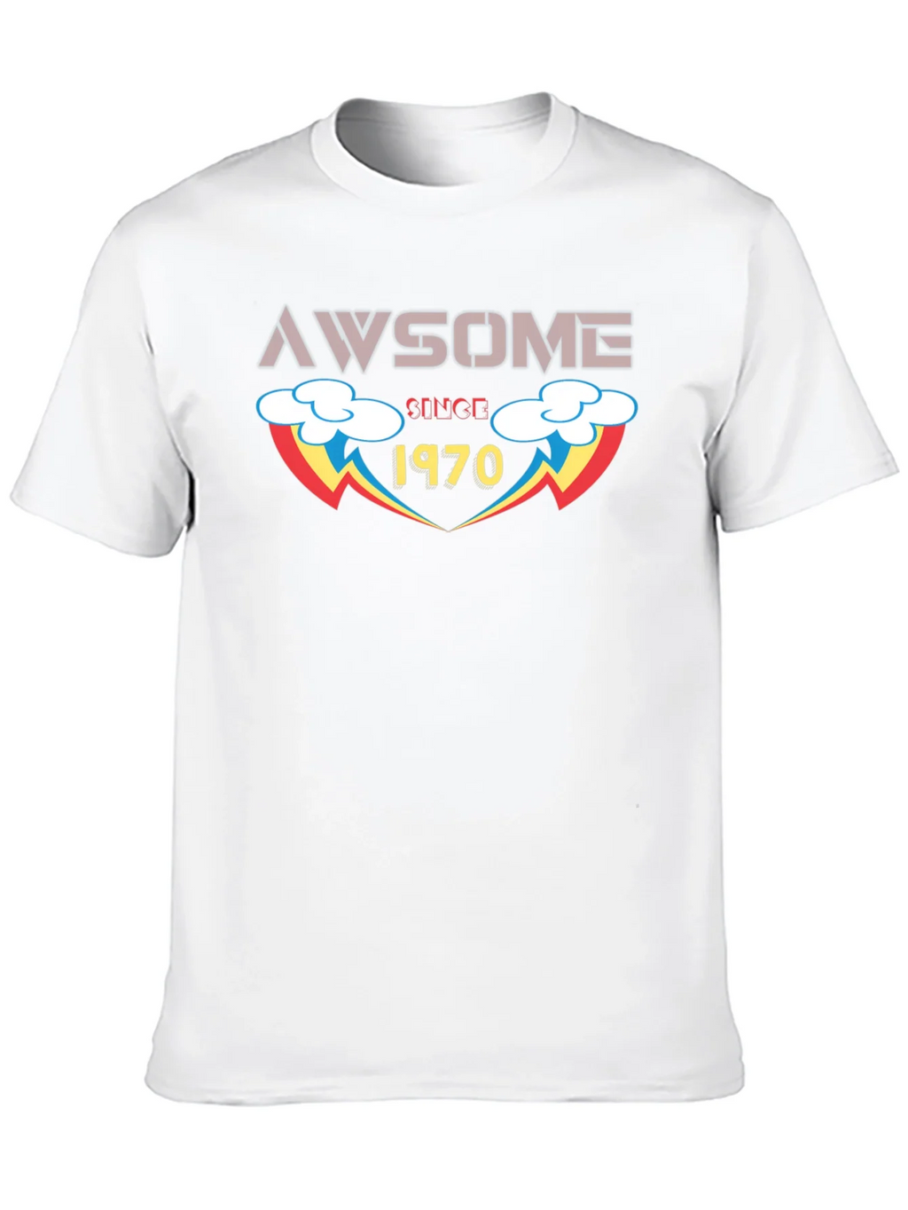 Awesome Since 1970 T-Shirt - Retro Birthday Gift