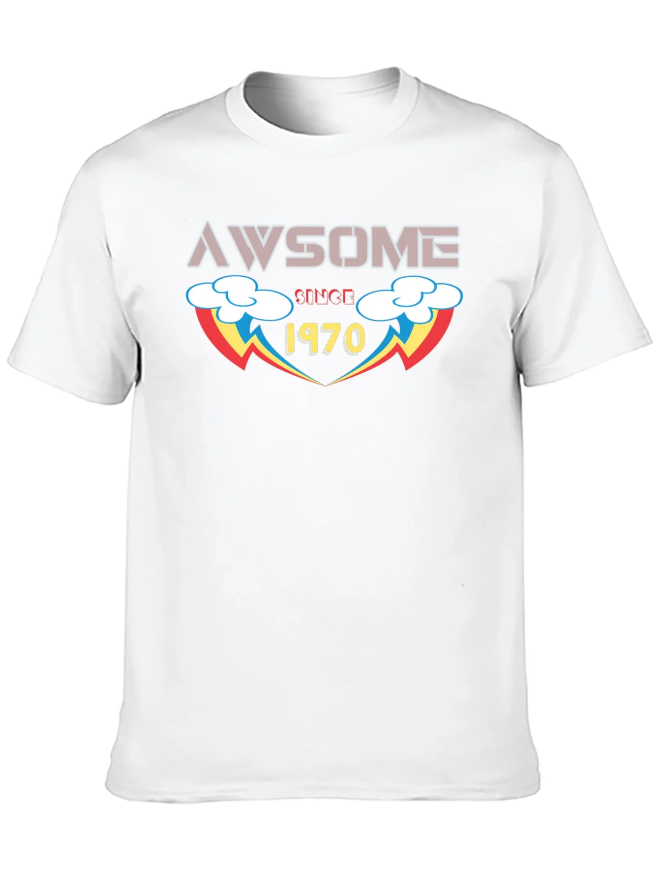 Awesome Since 1970 T-Shirt - Retro Birthday Gift