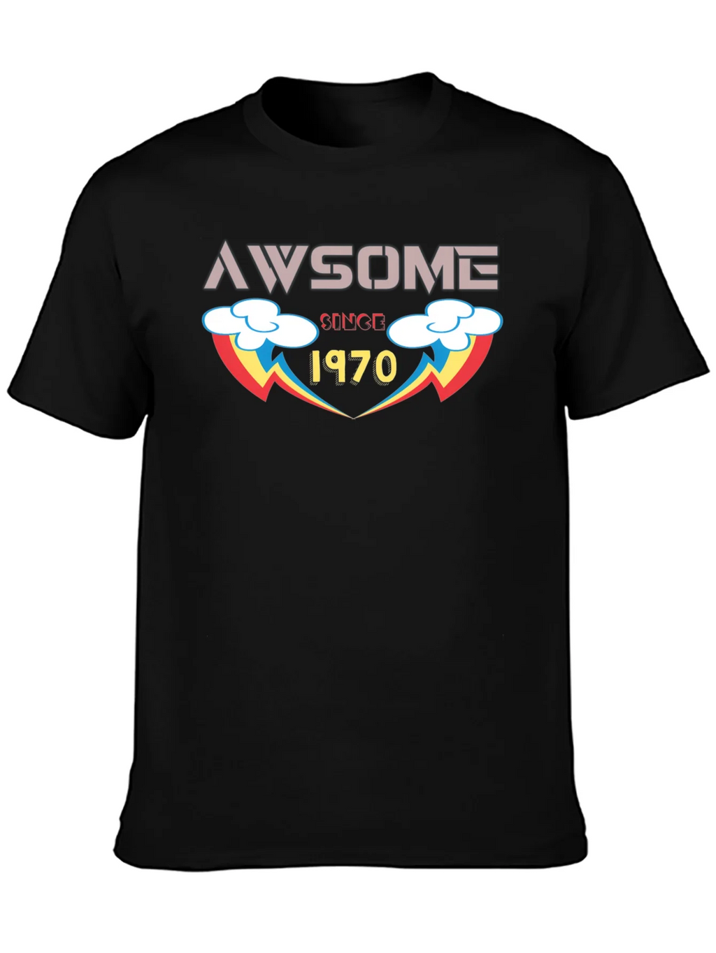 Awesome Since 1970 T-Shirt - Retro Birthday Gift