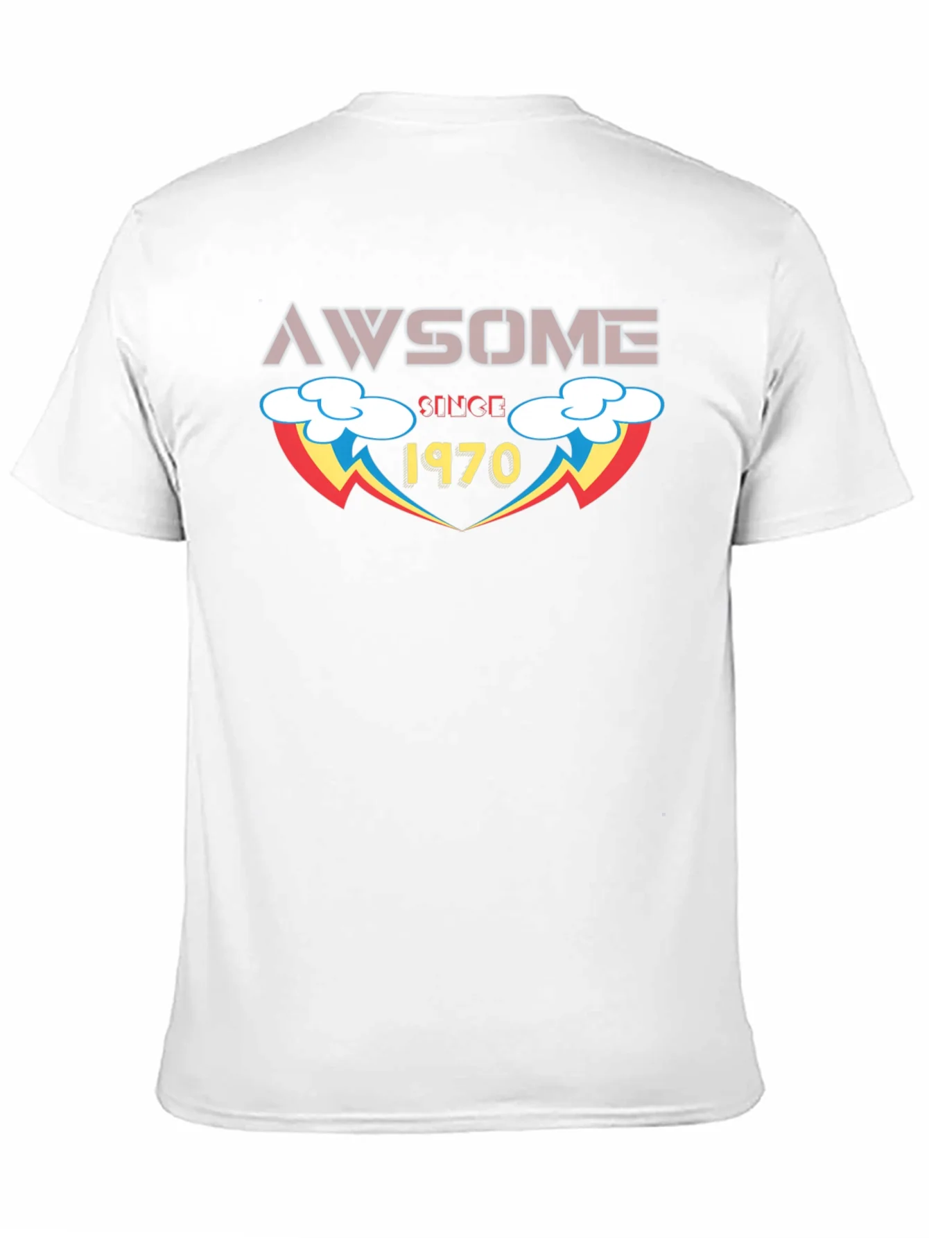 Awesome Since 1970 T-Shirt - Retro Birthday Gift