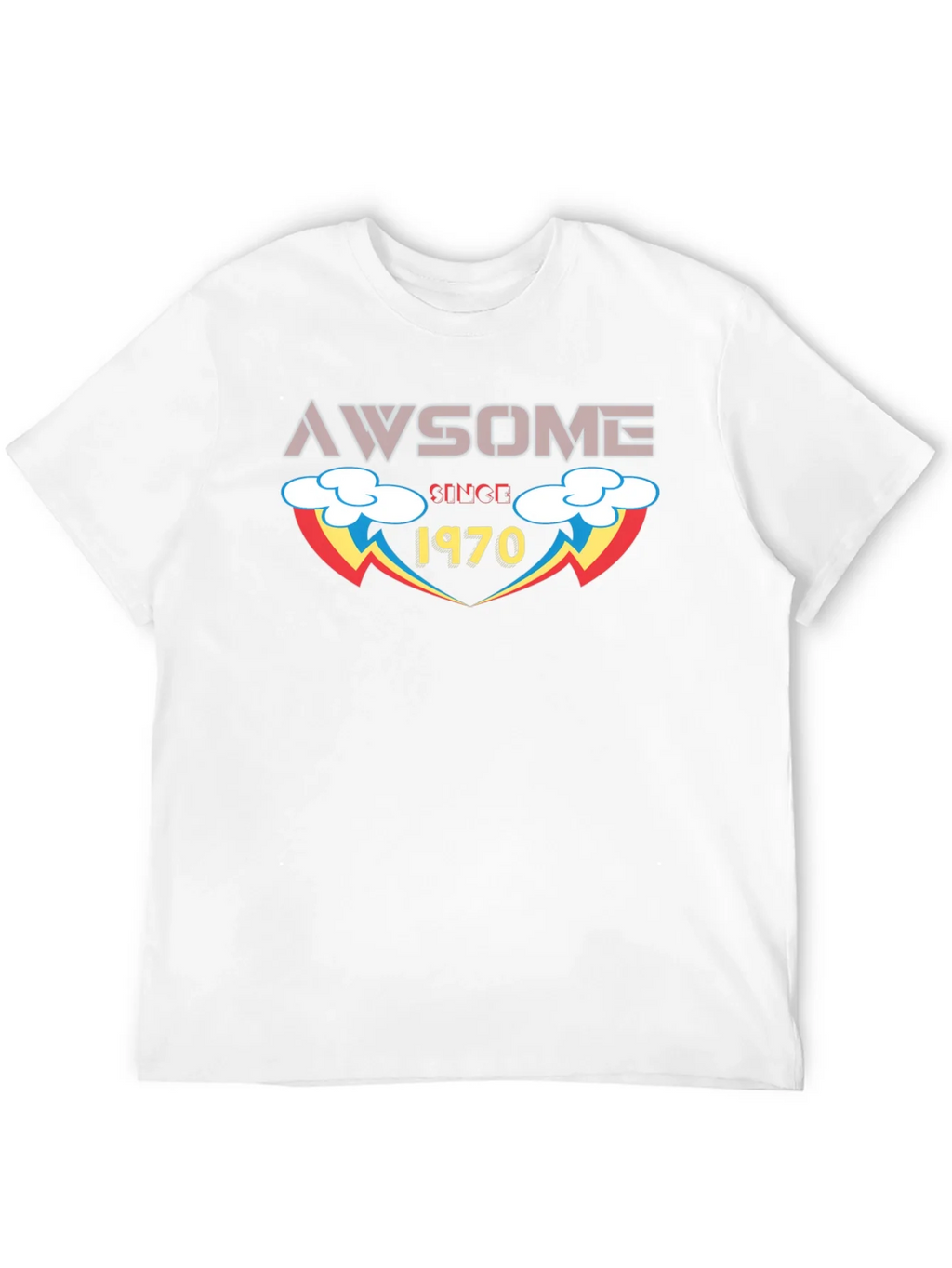 Awesome Since 1970 T-Shirt - Retro Birthday Gift