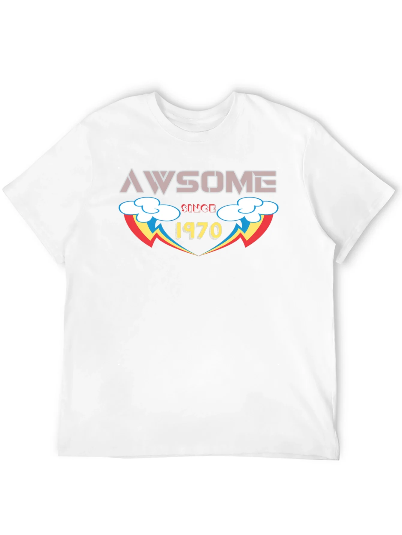 Awesome Since 1970 T-Shirt - Retro Birthday Gift