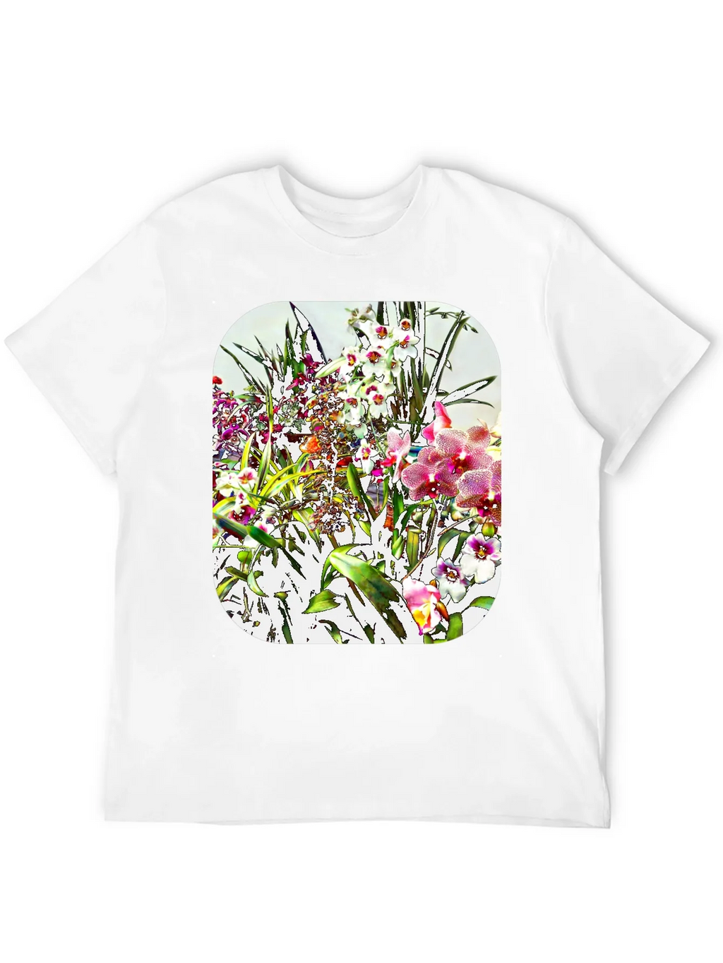 Floral Design T-Shirt