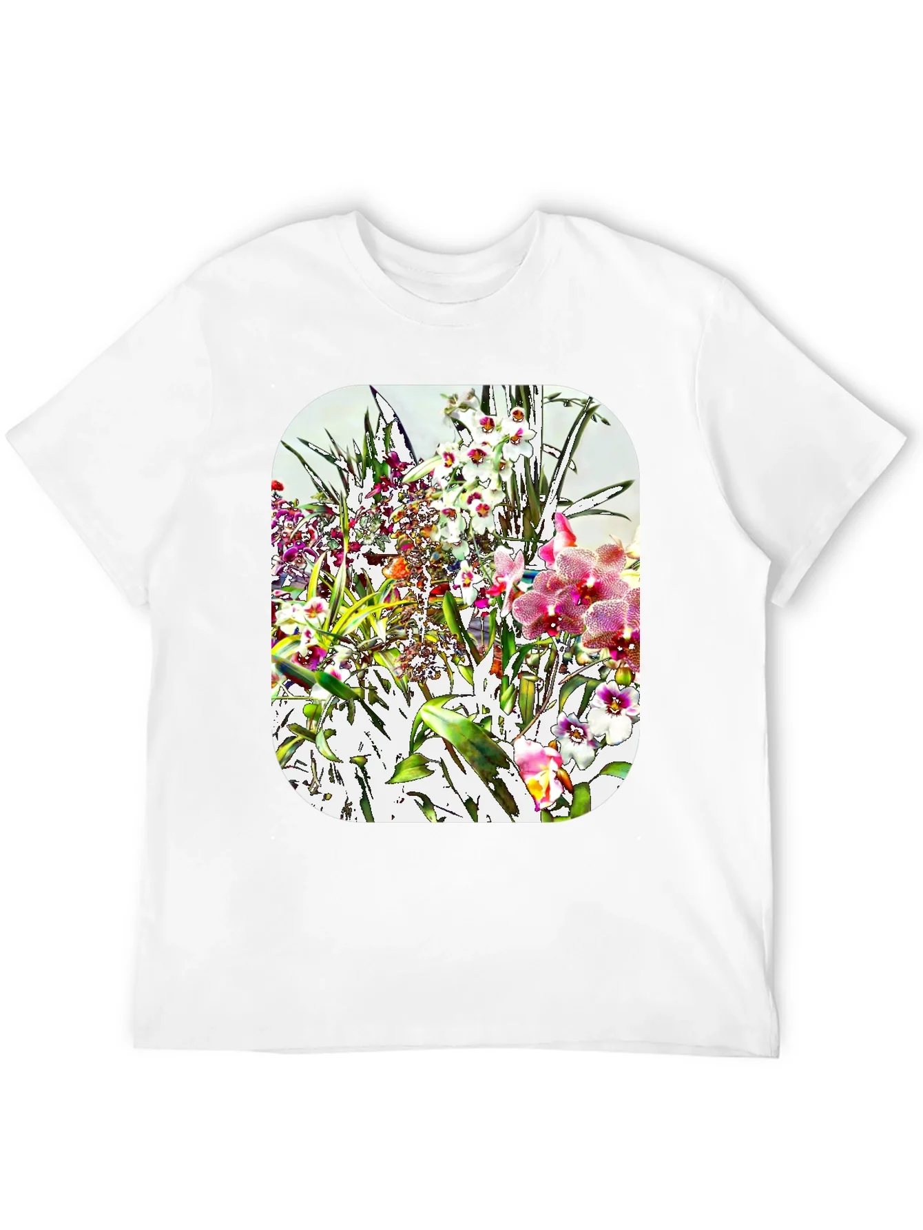 Floral Design T-Shirt