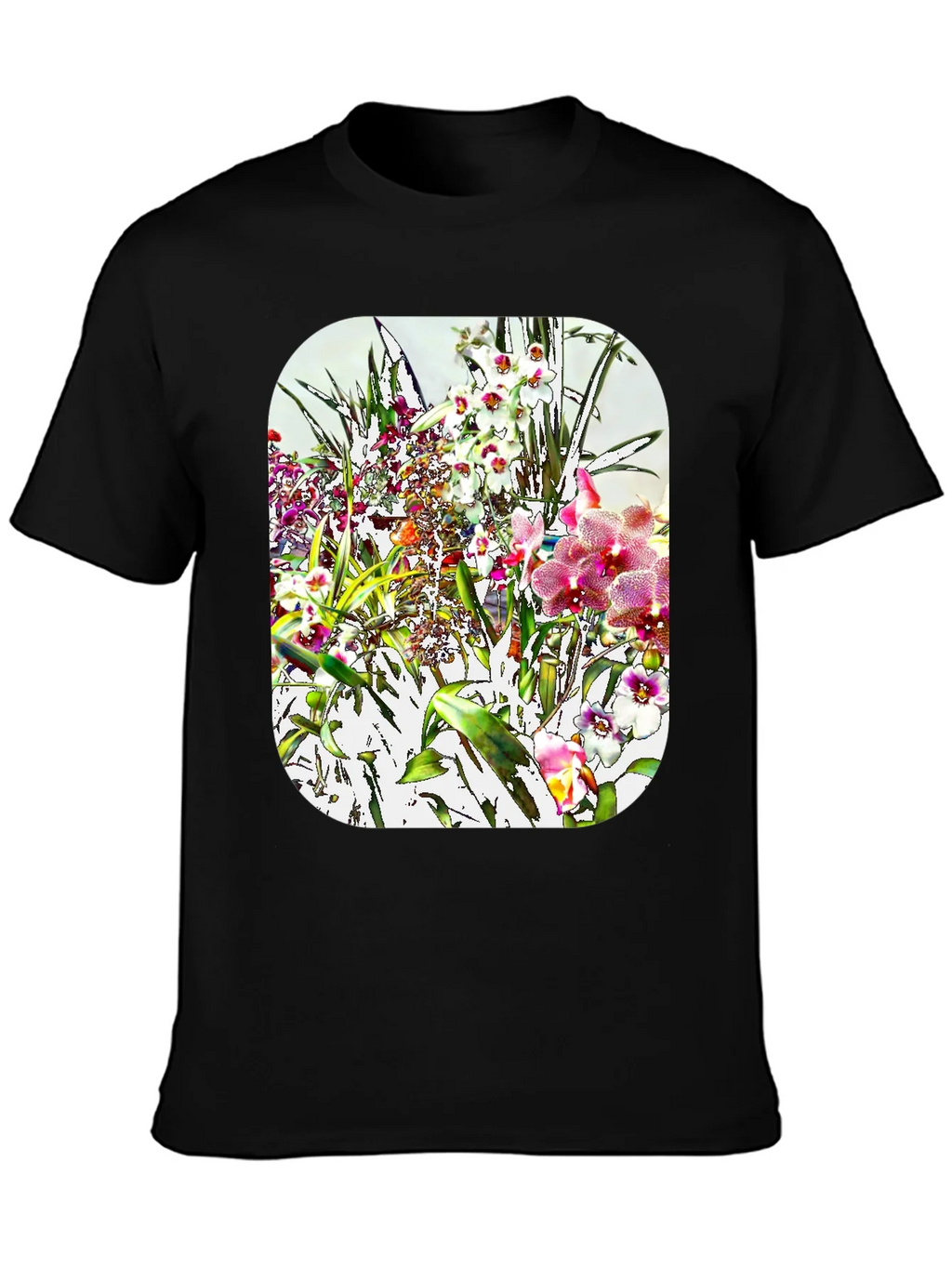 Floral Design T-Shirt