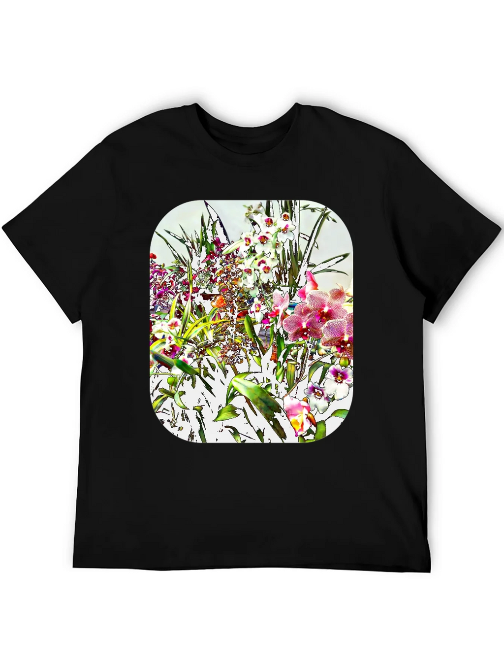 Floral Design T-Shirt
