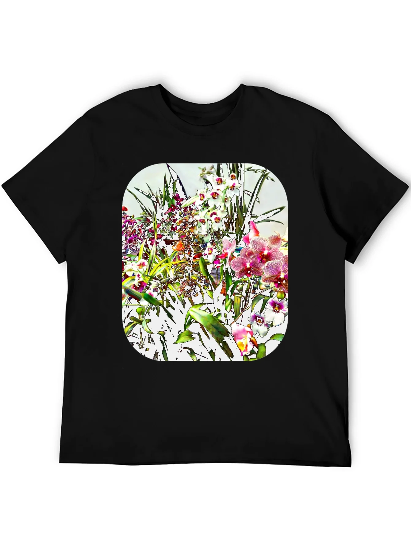 Floral Design T-Shirt