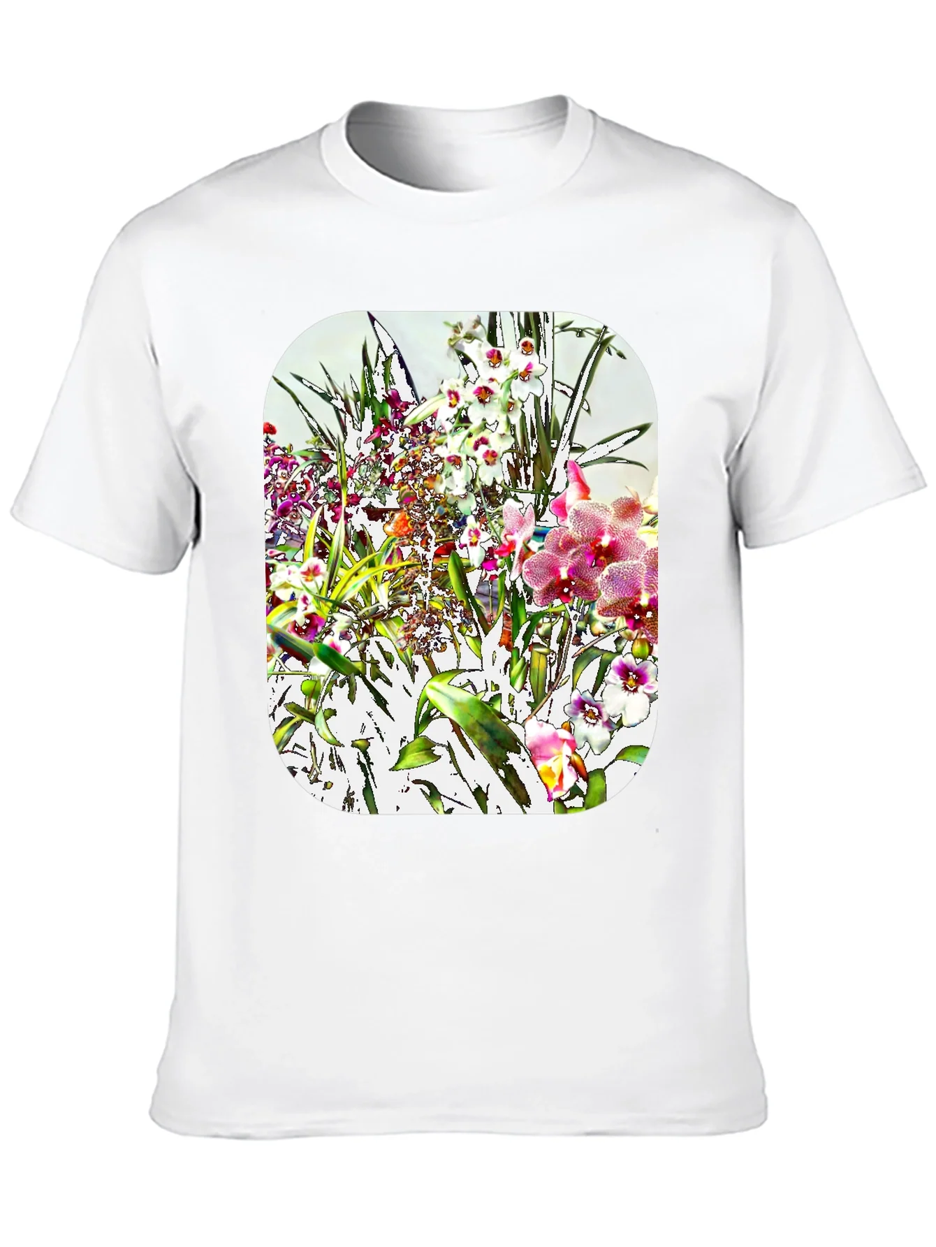 Floral Design T-Shirt