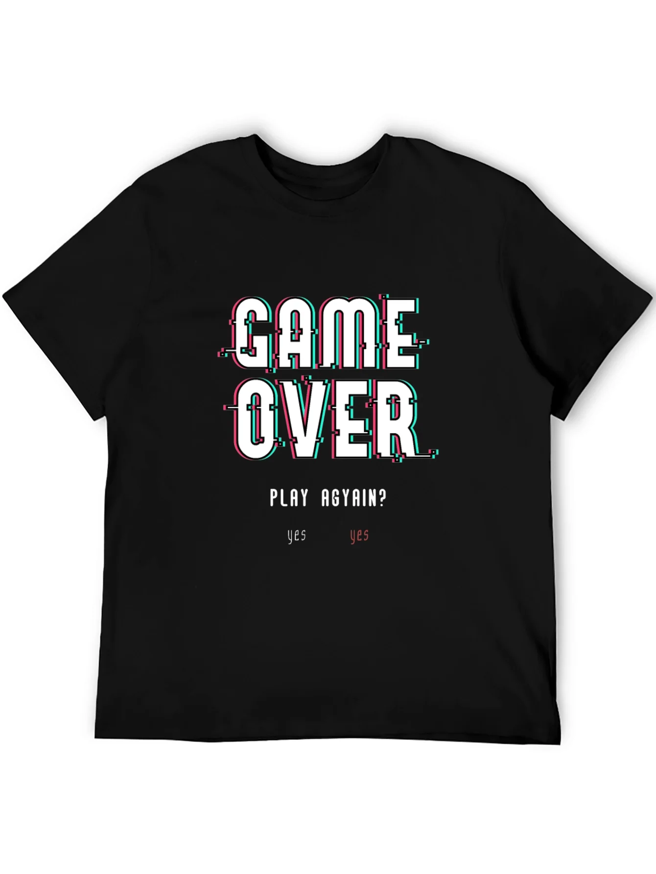Game Over Graphic Tee - Gamer T-Shirt