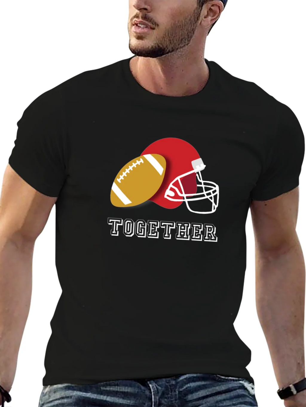 Football Together Graphic Tee