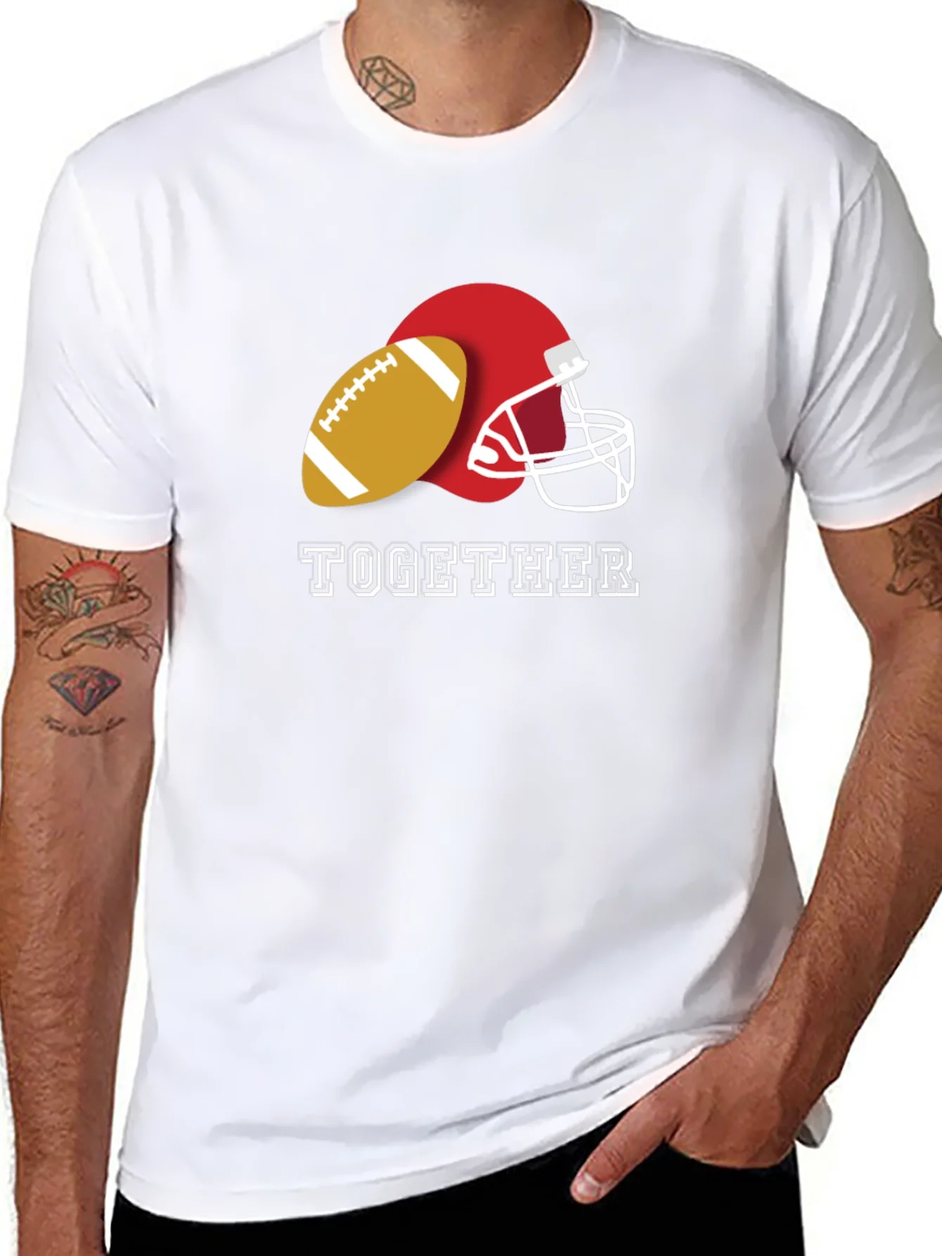 Football Together Graphic Tee