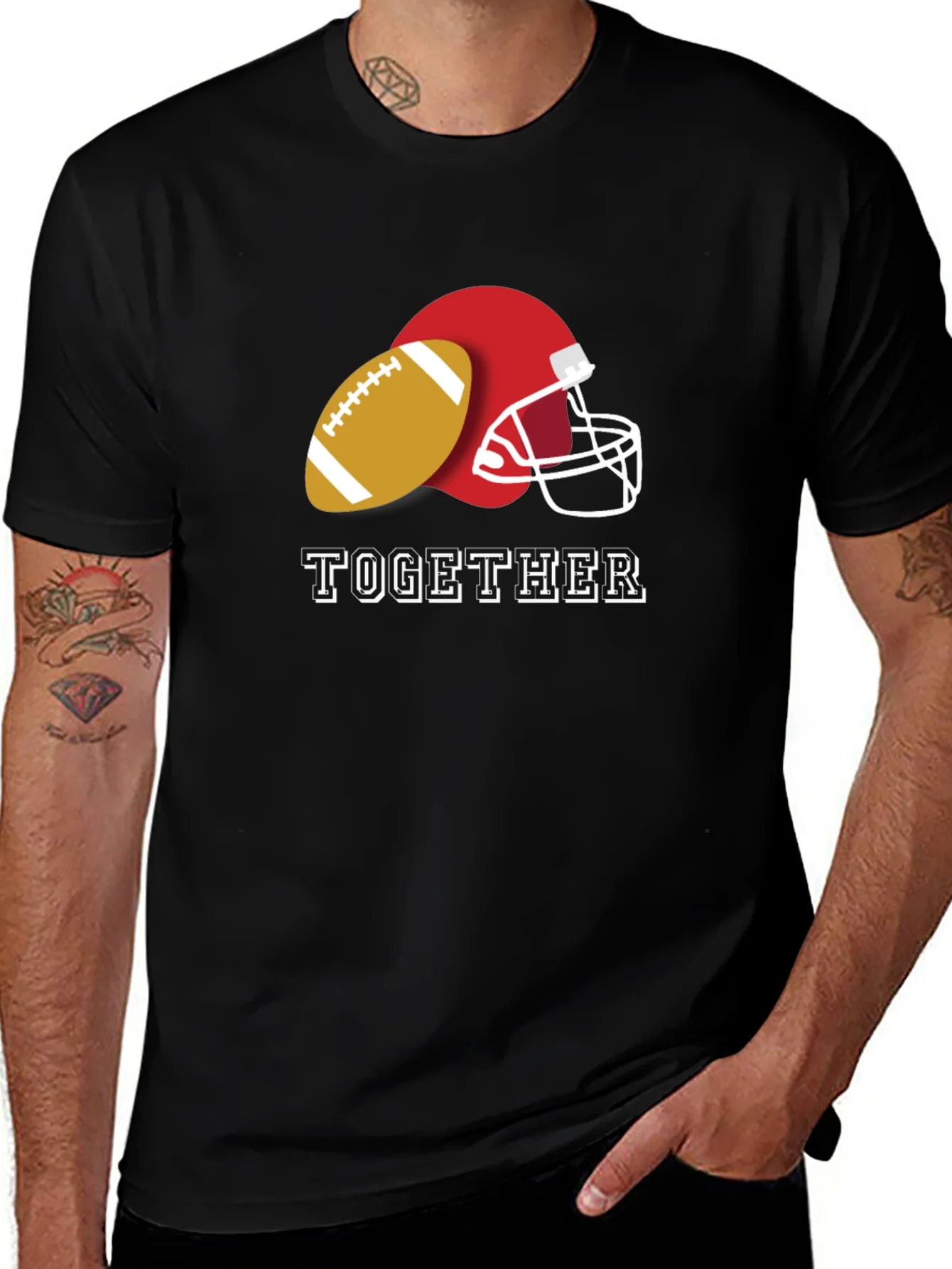 Football Together Graphic Tee