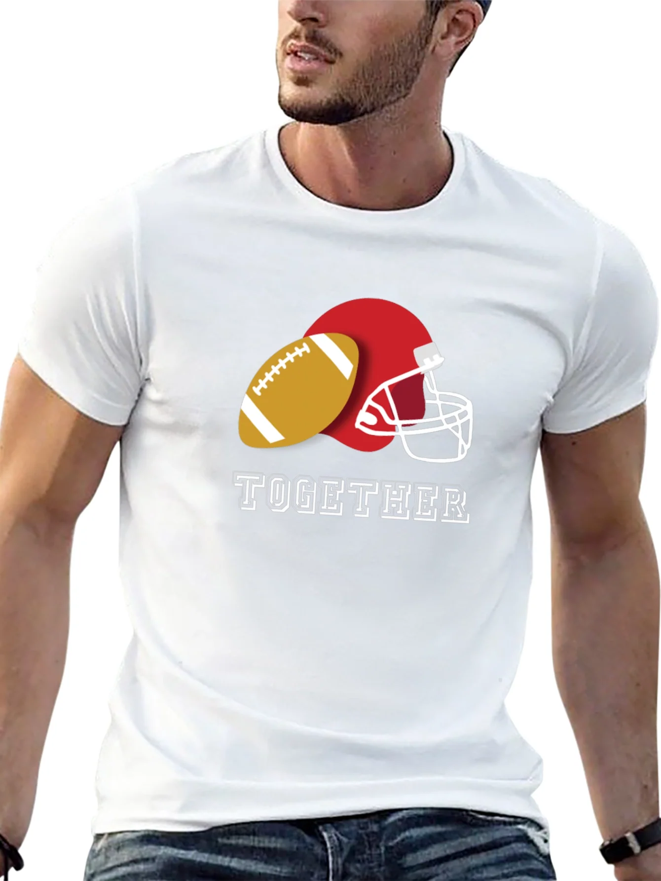 Football Together Graphic Tee