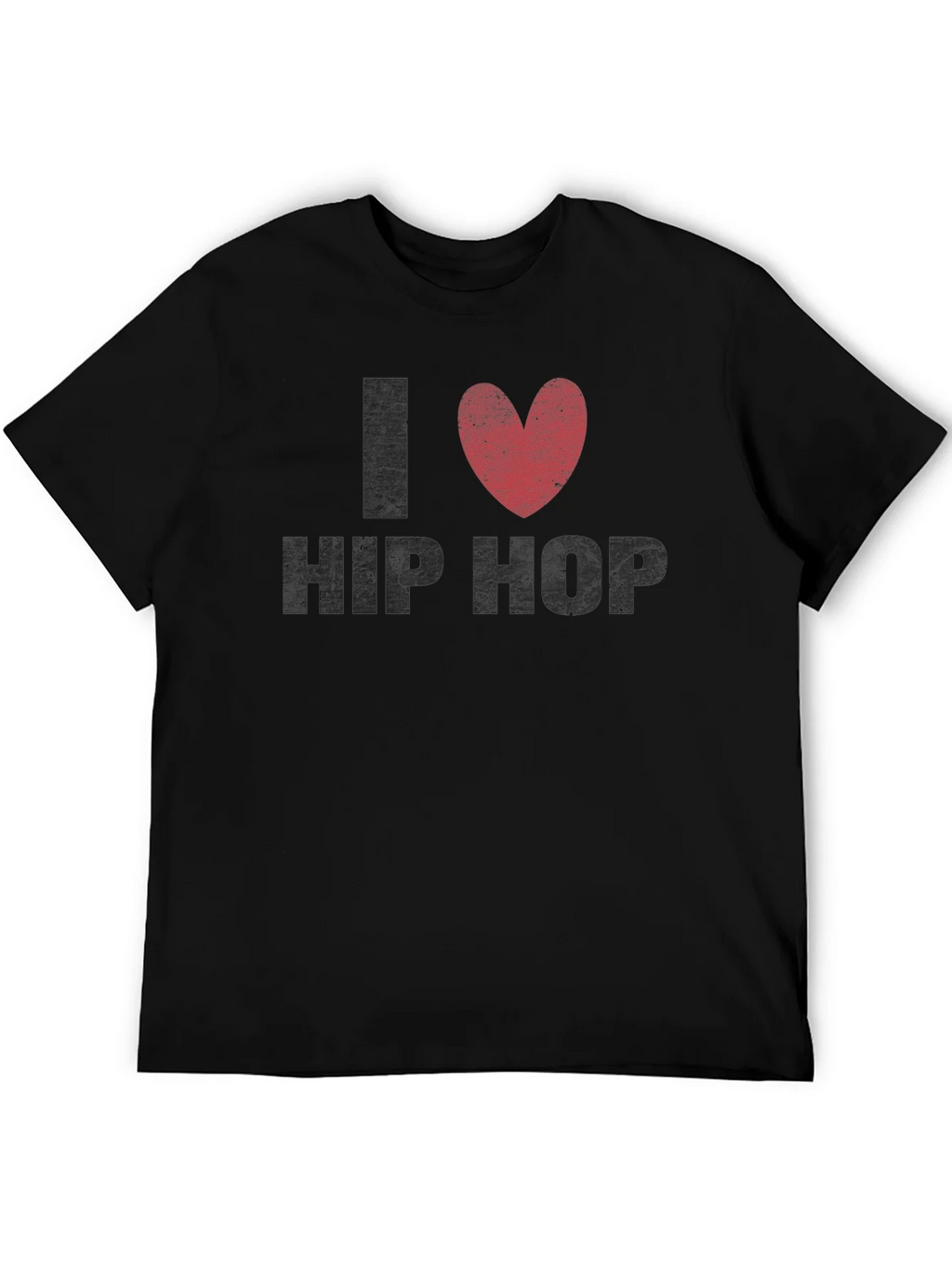 I Love Hip Hop Graphic Tee - Black T-Shirt