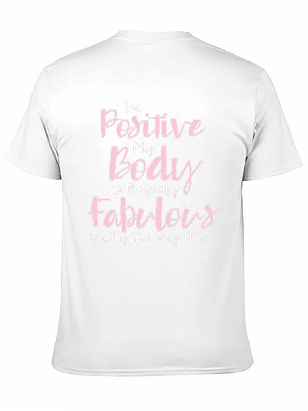 Positive Body Fabulous Black Graphic T-Shirt