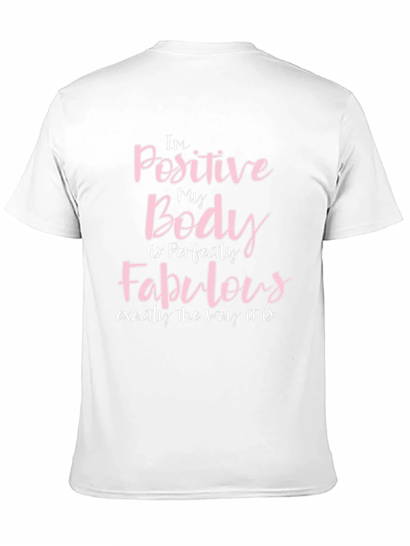 Positive Body Fabulous Black Graphic T-Shirt