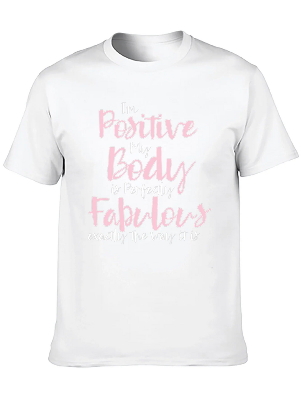 Positive Body Fabulous Black Graphic T-Shirt