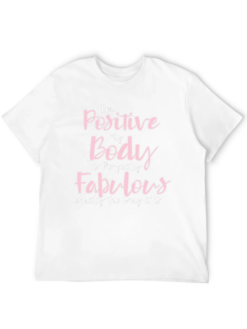 Positive Body Fabulous Black Graphic T-Shirt
