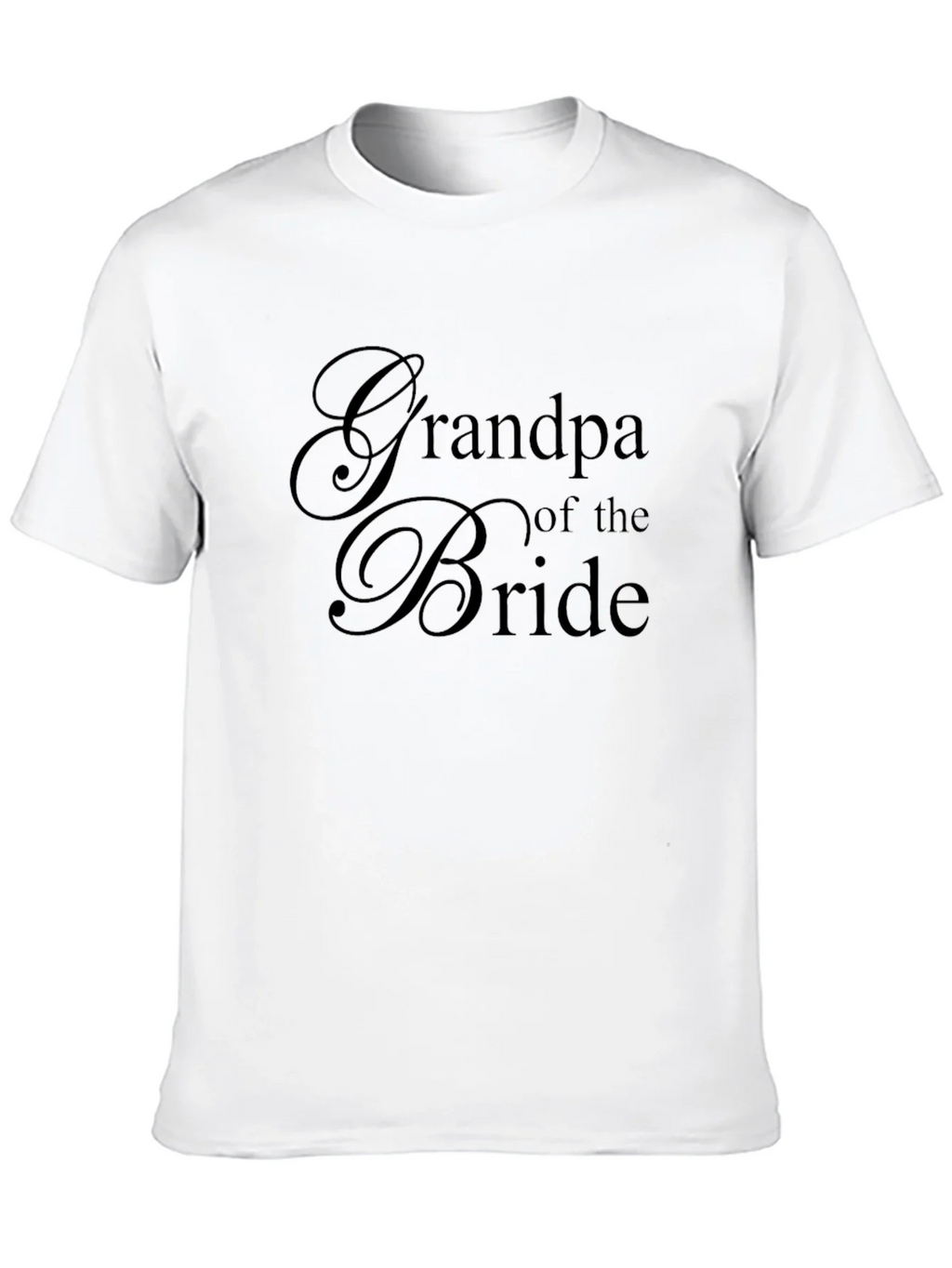 Grandpa of the Bride Wedding T-Shirt