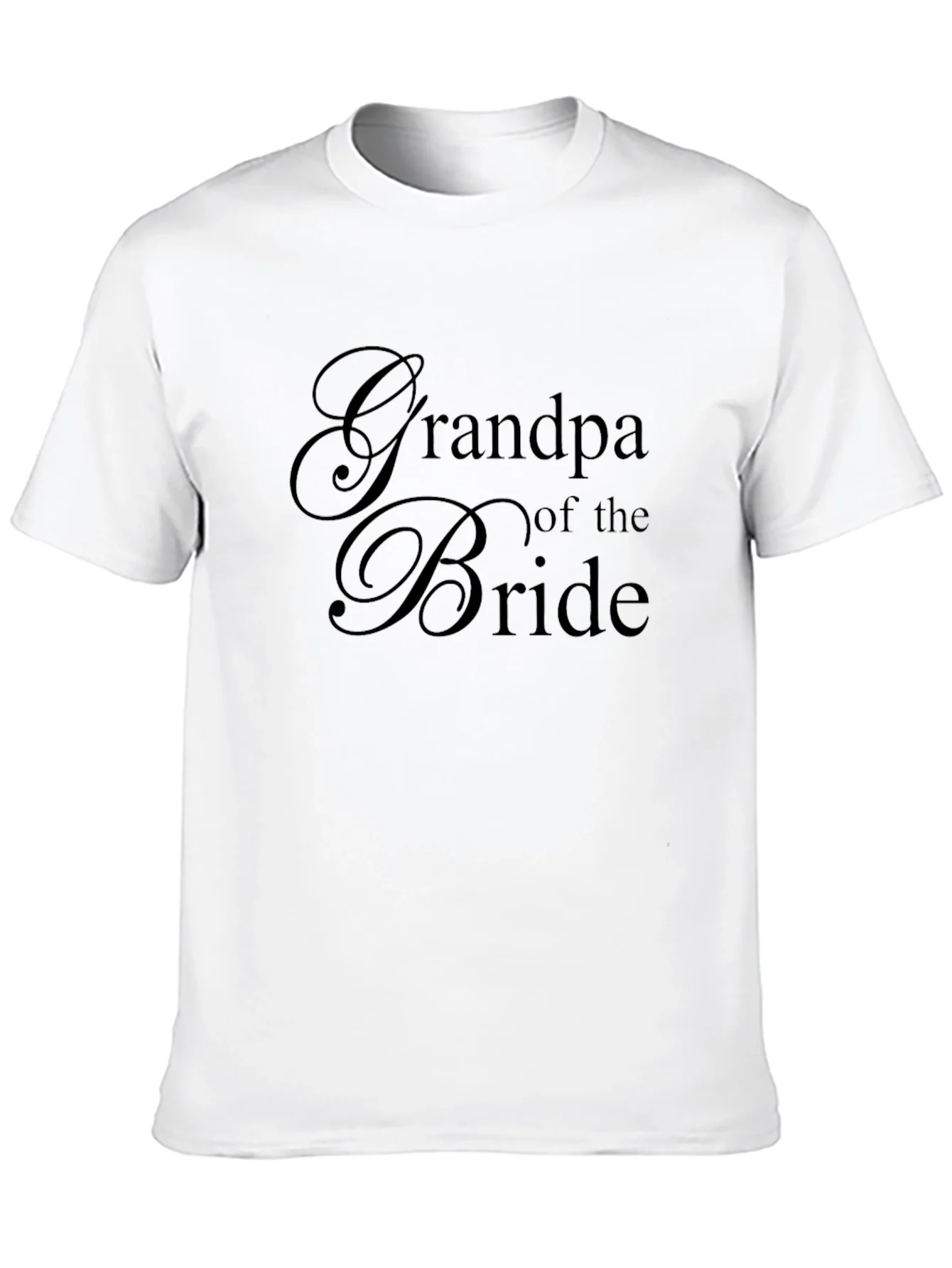 Grandpa of the Bride Wedding T-Shirt