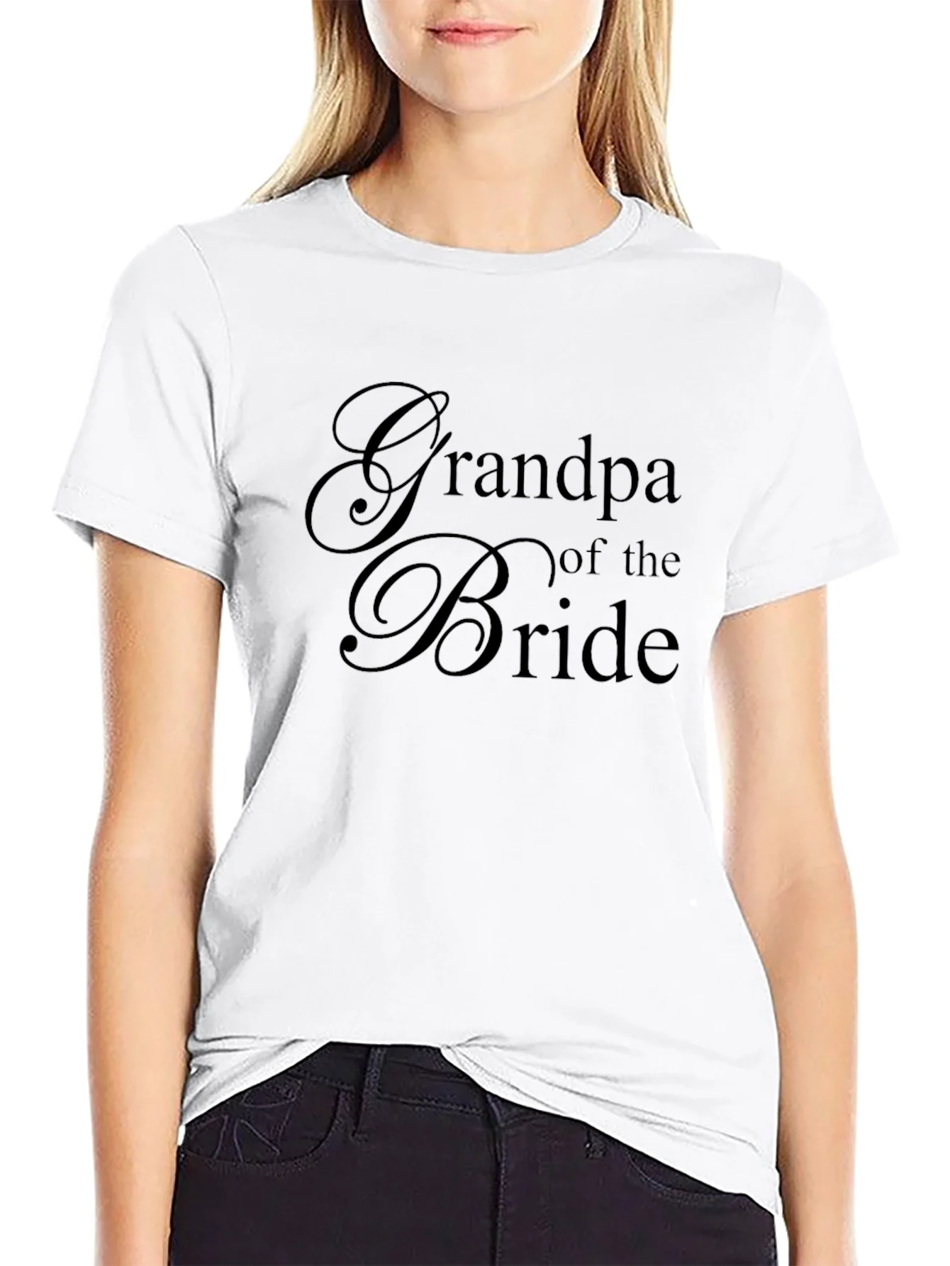 Grandpa of the Bride Wedding T-Shirt