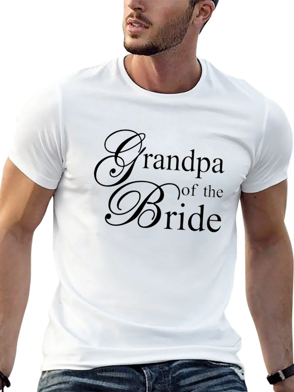 Grandpa of the Bride Wedding T-Shirt