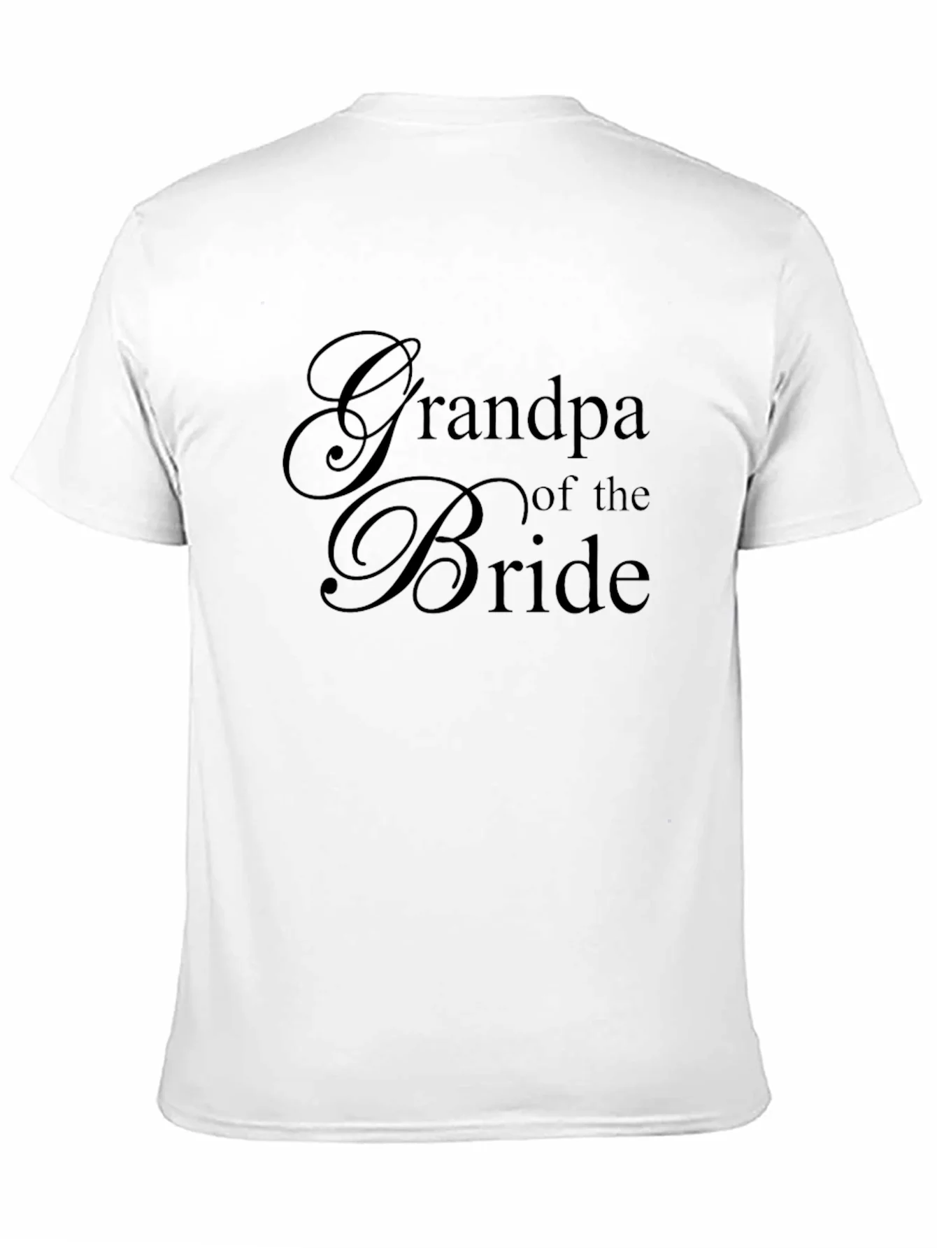 Grandpa of the Bride Wedding T-Shirt