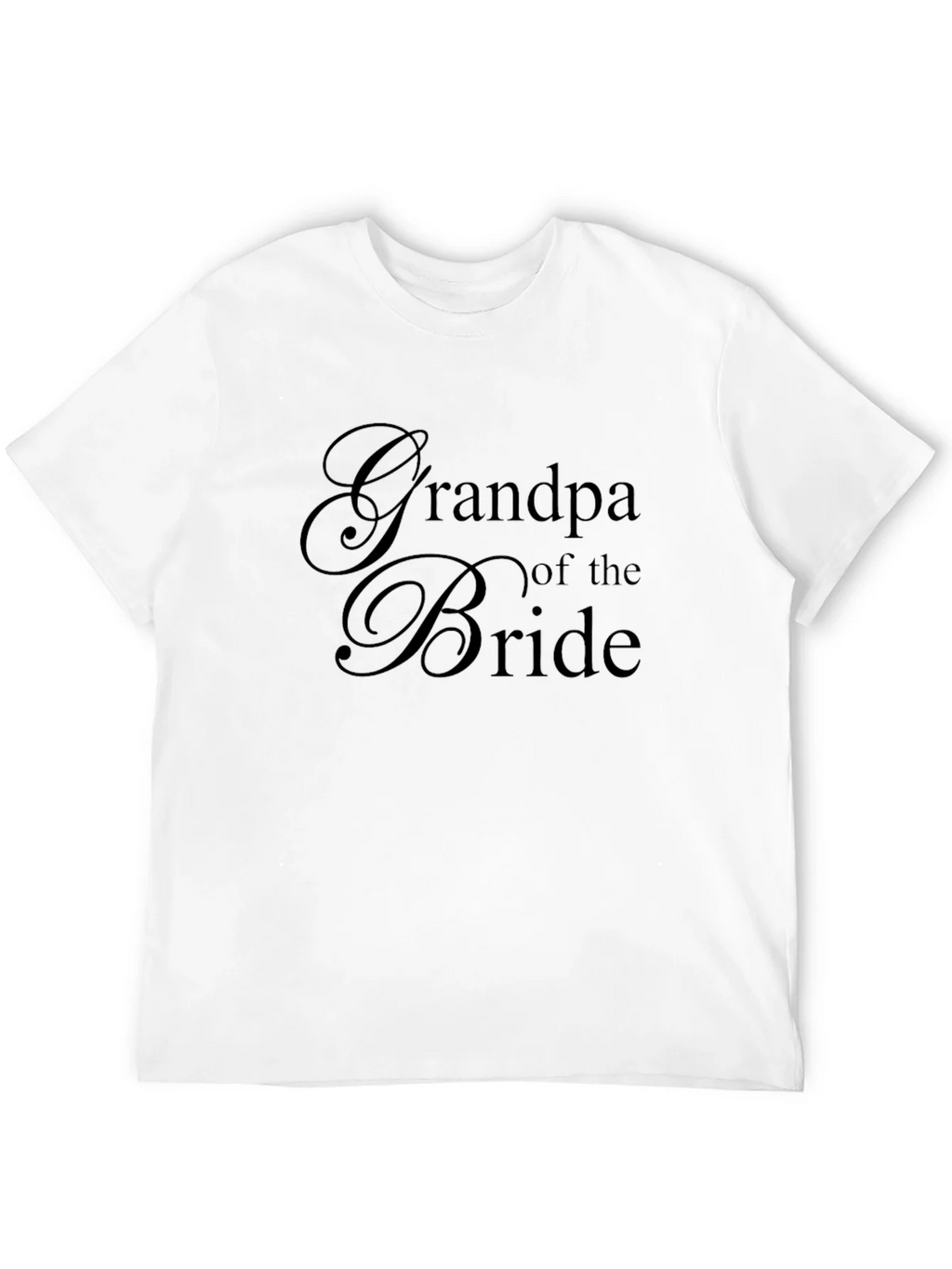 Grandpa of the Bride Wedding T-Shirt