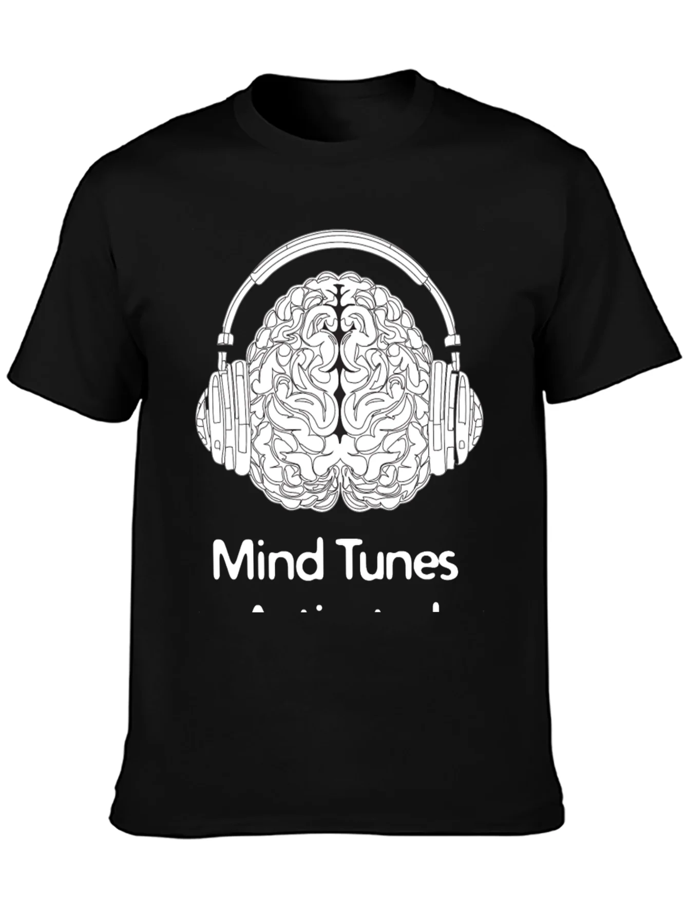 Mind Tunes Graphic T-Shirt - Music & Brains