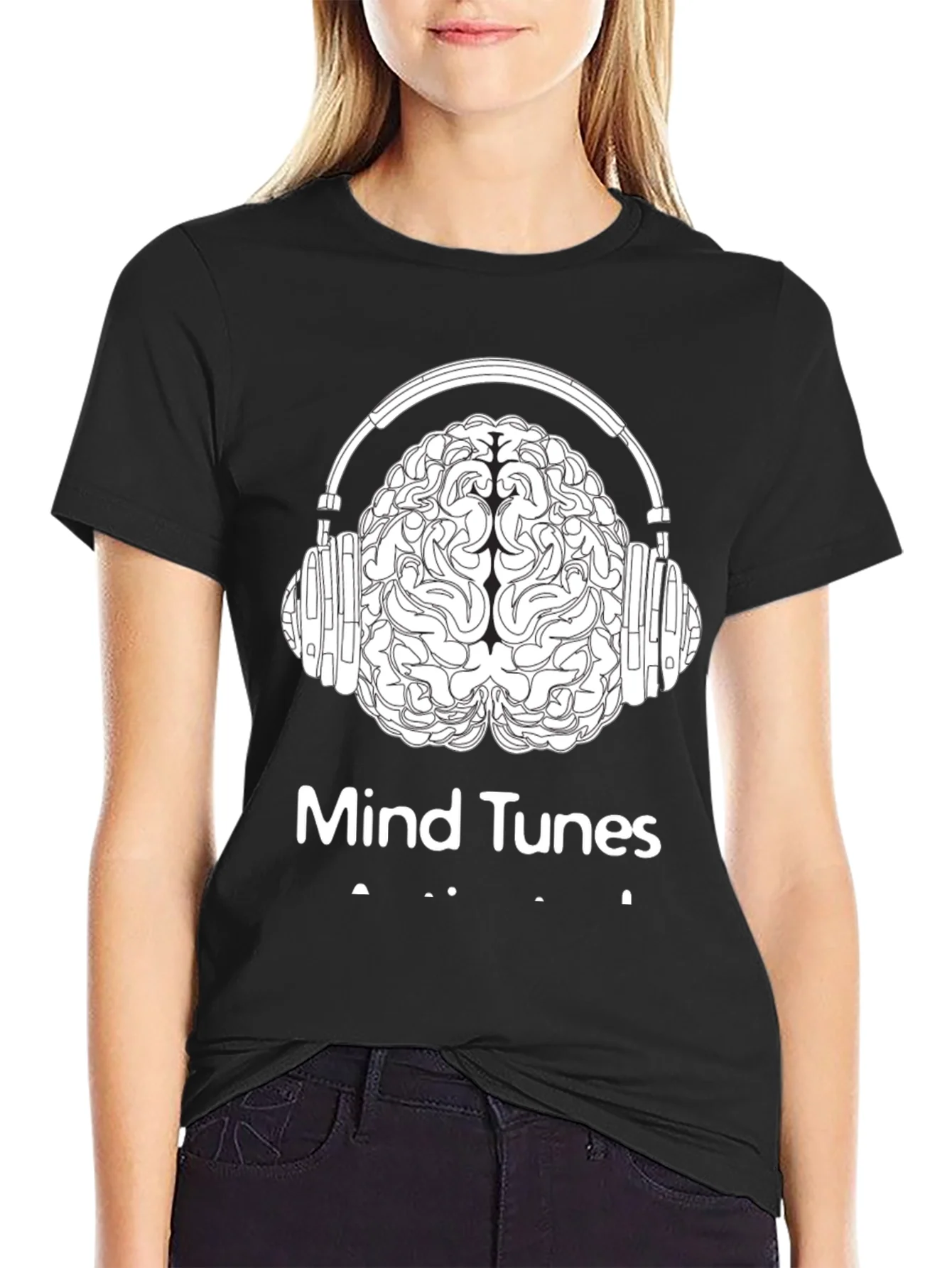 Mind Tunes Graphic T-Shirt - Music & Brains
